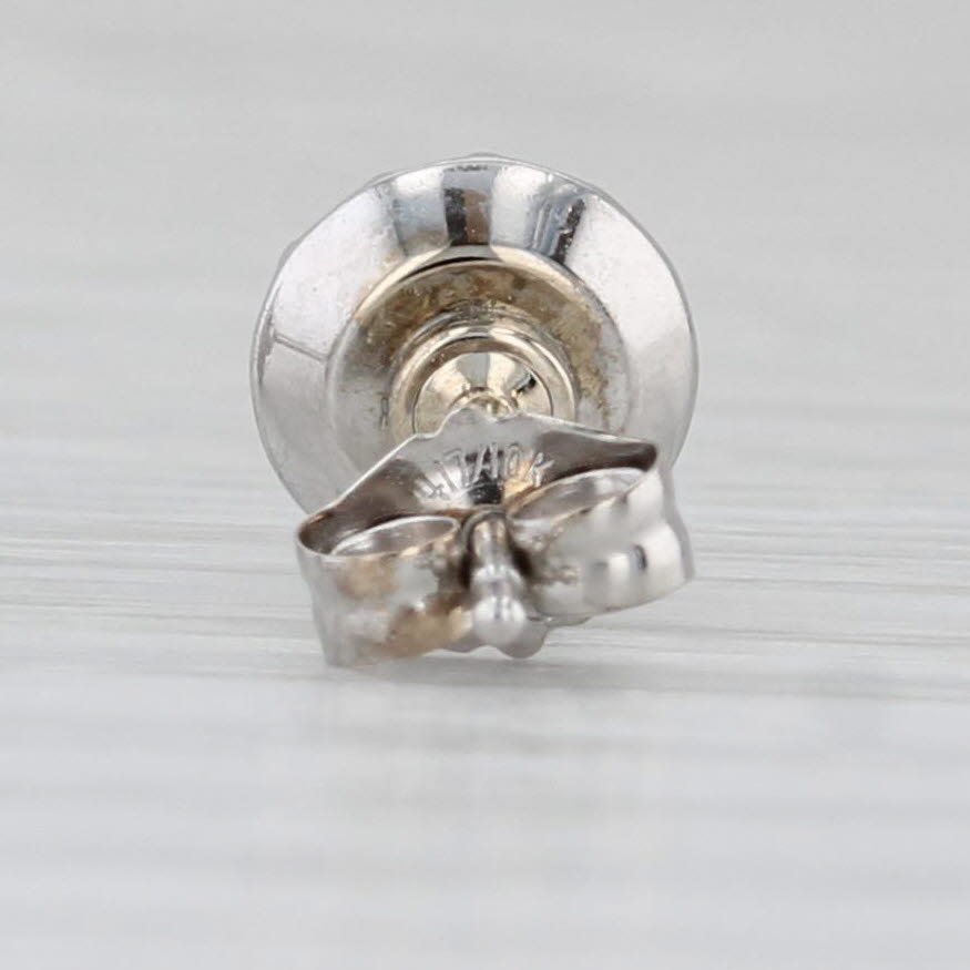 0.40ctw Diamond Cluster Stud Earrings in 10k White Gold - Elegant Everyday Jewelry for Women, Perfect Gift for Anniversary, Birthday & Special Occasions