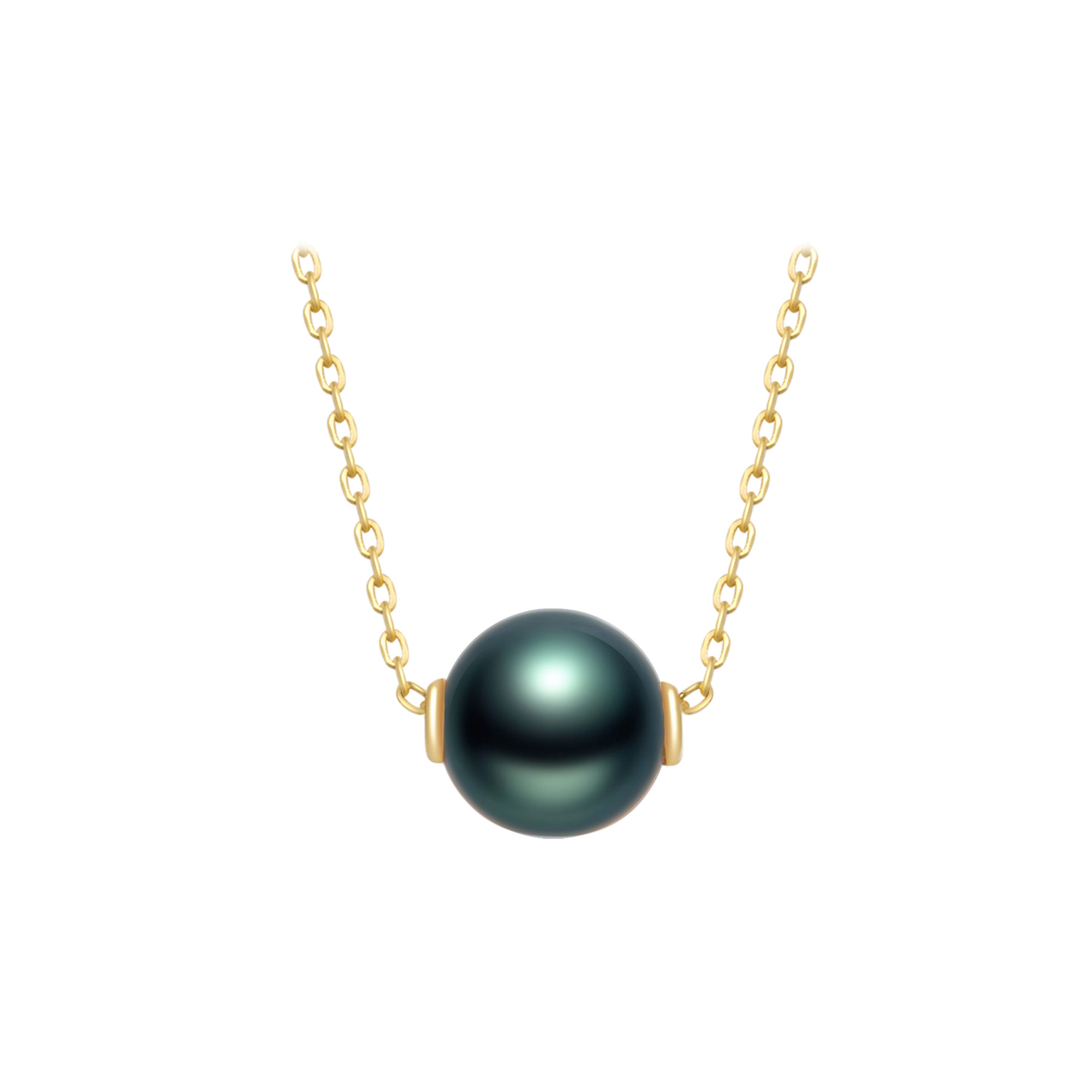 18K Gold Interchangeable 9-10MM Freshwater Pearl Necklace for Women - Elegant Bridal Jewelry, Wedding Gift & Anniversary Present | KN00044 | POSSIBILITIES