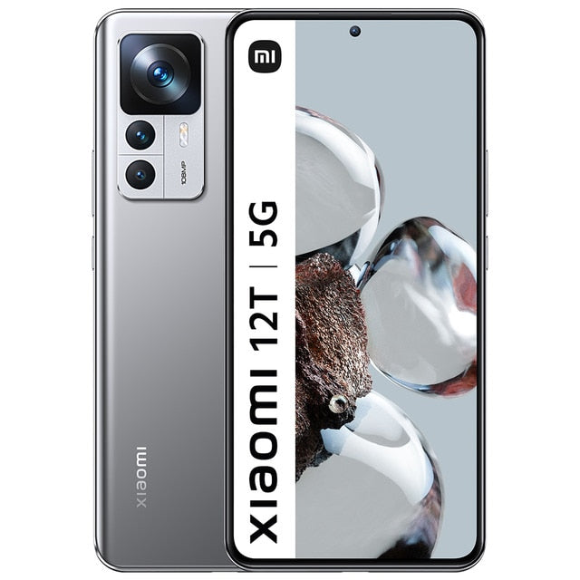 Xiaomi 12T Pro 5G Smartphone 128GB 8GB RAM GSM Unlocked International Version - Global ROM, 200MP Camera, Snapdragon 8+ Gen 1 - Perfect for Travel, Business & Gaming