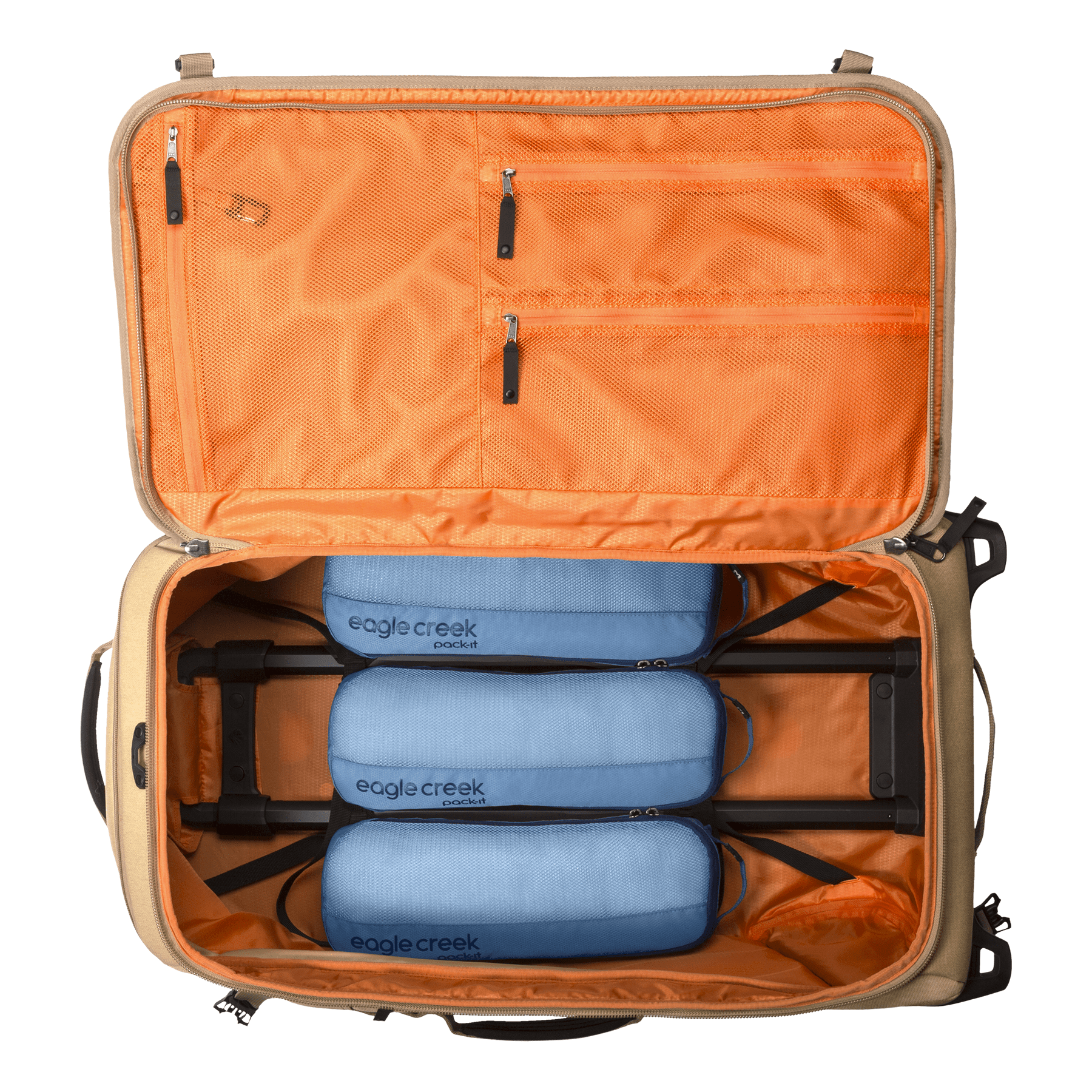 Eagle Creek Pack It Reveal Slim Cube Set - Medium Size Travel Organizers for Clothes & Accessories | Perfect for Suitcase, Backpack & Carry-On Luggage Organization