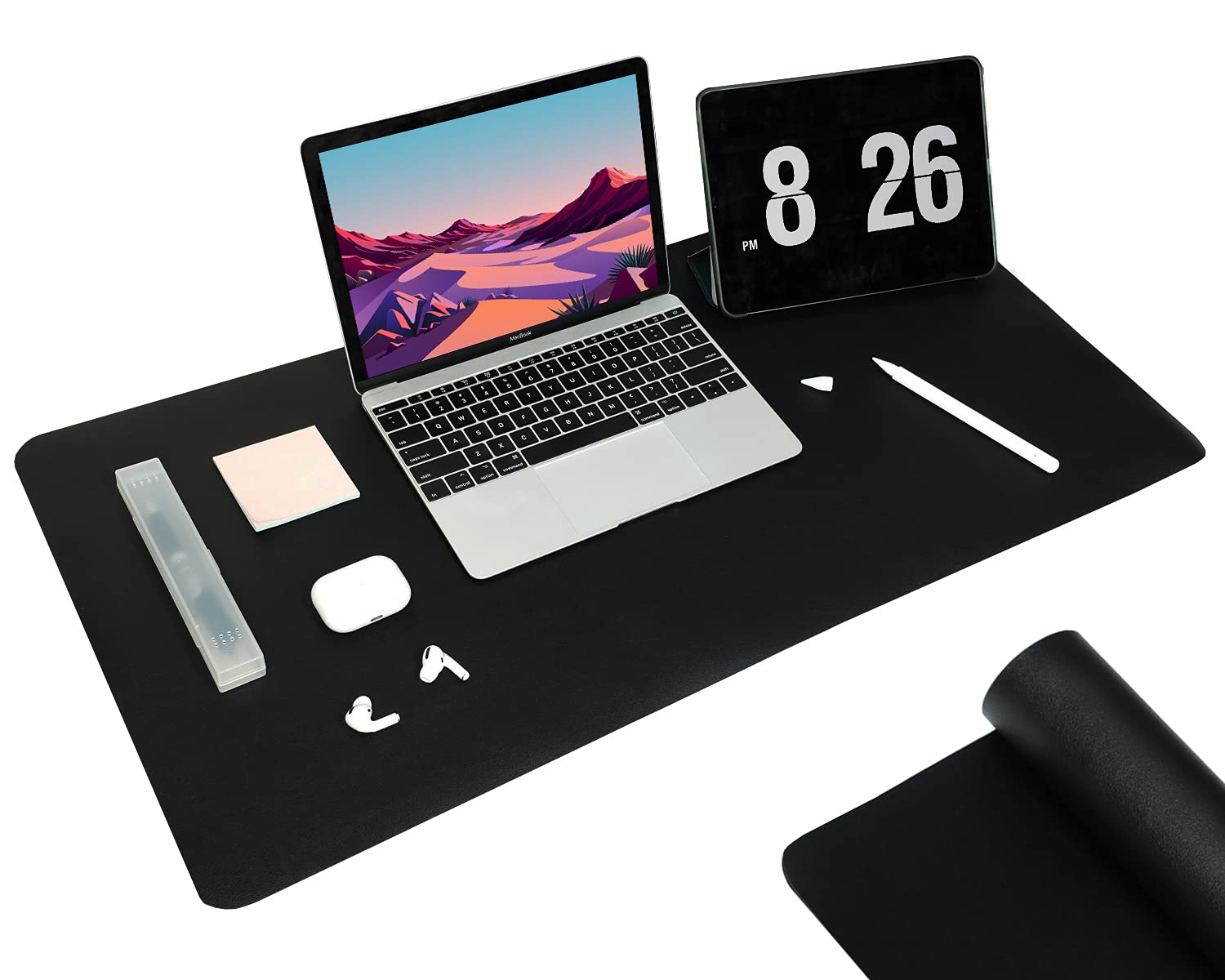 Premium PU Leather Mouse Pad - Large 31.5
