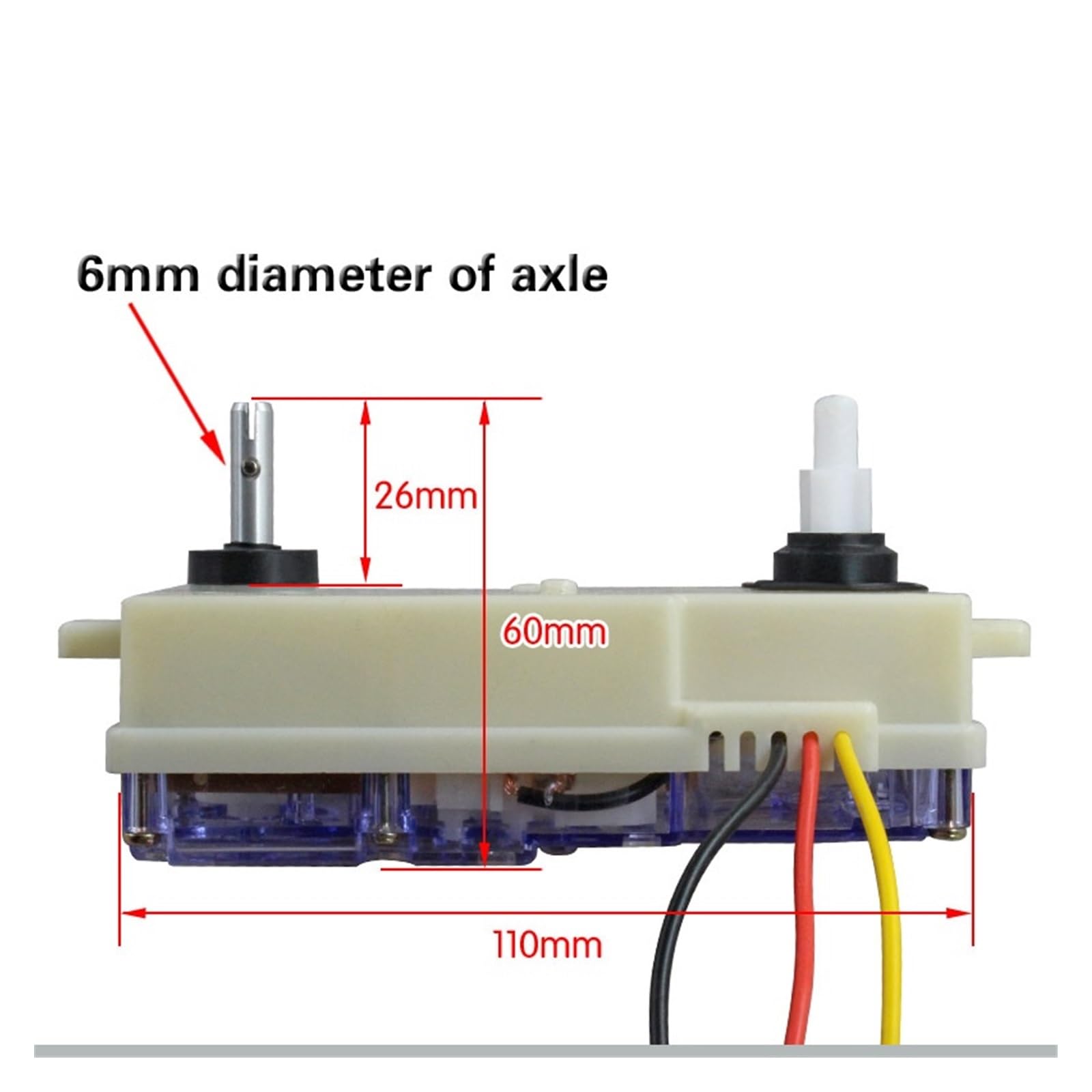 3-Wire Long Washing Machine Timer Switch for Semi-Automatic Double Drum Washers - Replacement Part for Washing Machine Repair - Perfect for Laundry Rooms and Home Appliance Maintenance
