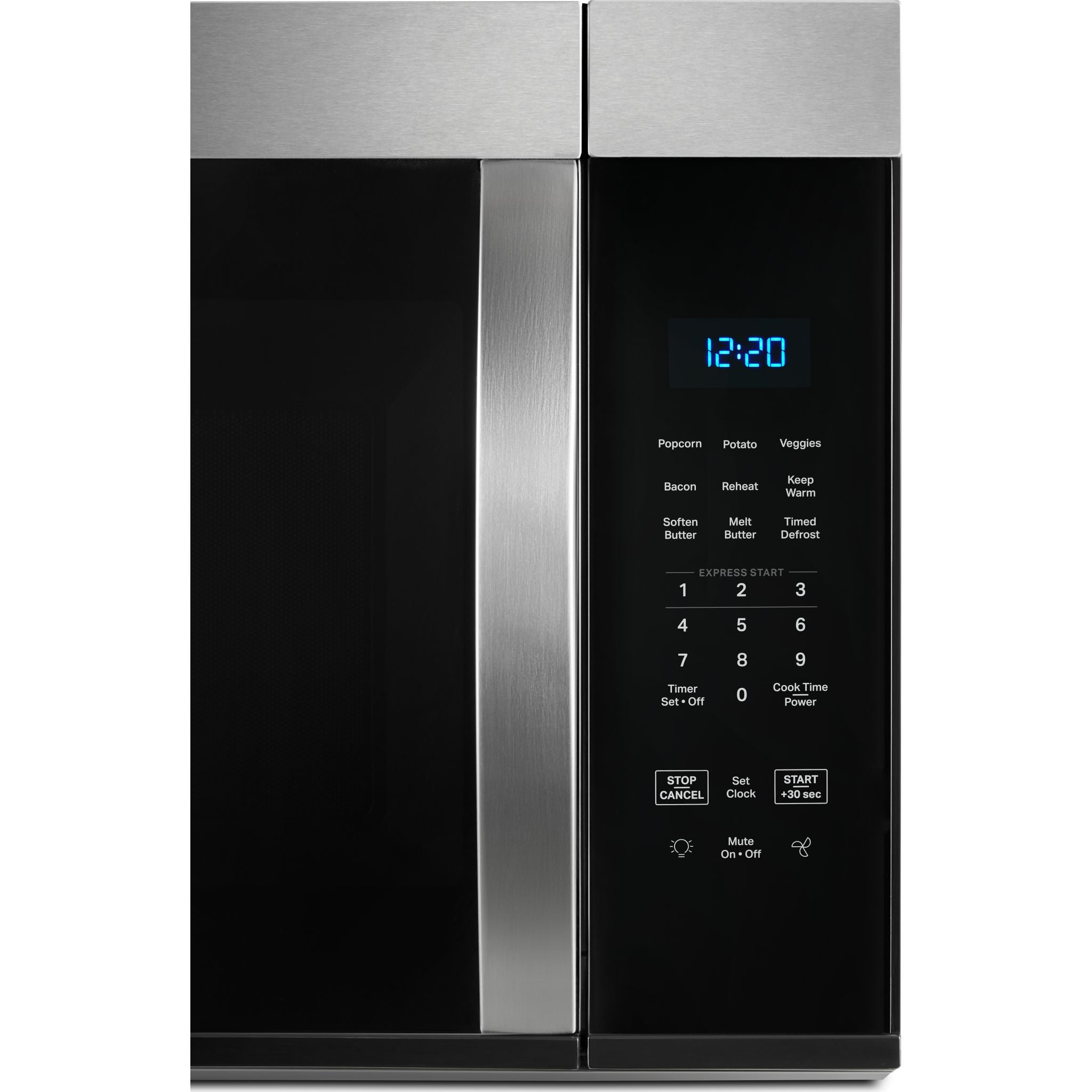 Whirlpool YWMMS3130RZ Stainless Steel Countertop Microwave Oven - Fingerprint Resistant, 1.1 Cu. Ft, 1000W - Perfect for Small Kitchens, Dorms & Office Break Rooms