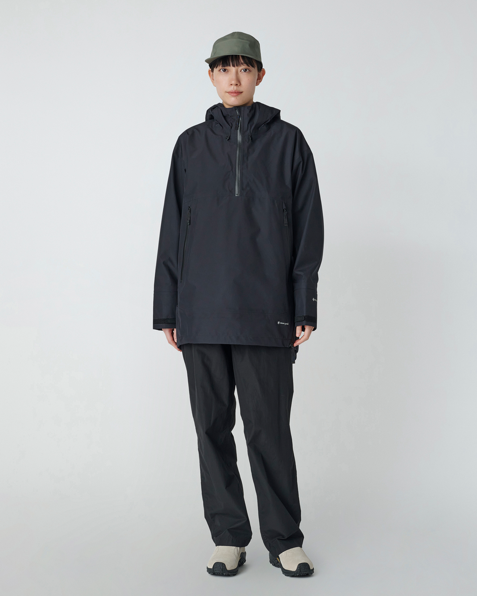 GORE-TEX Waterproof Rain Pullover Jacket for Men & Women - Lightweight Windproof Hiking & Outdoor Activities