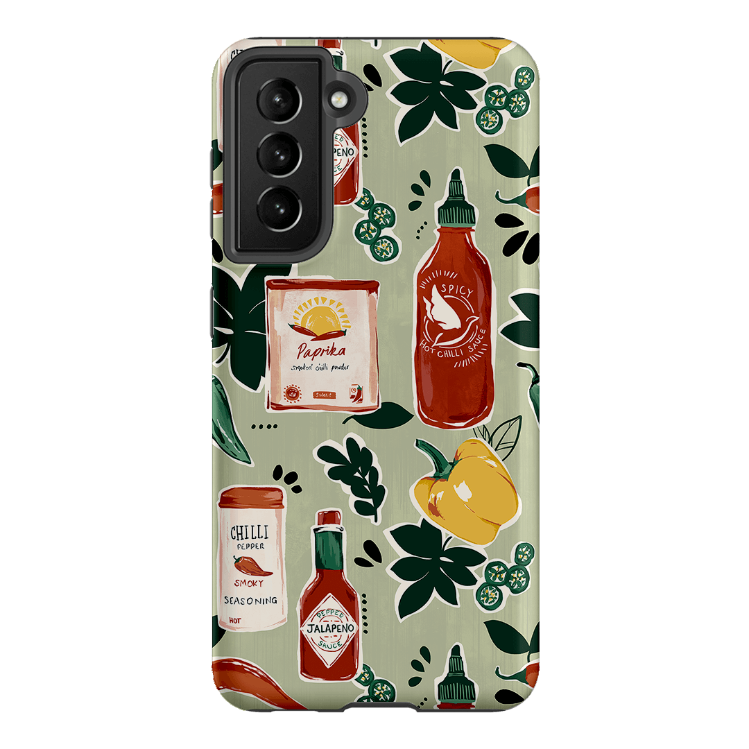 Durable Chilli Pepper Shockproof Phone Case - Trendy & Protective Cover for iPhone & Samsung - Perfect for Outdoor Adventures & Daily Use