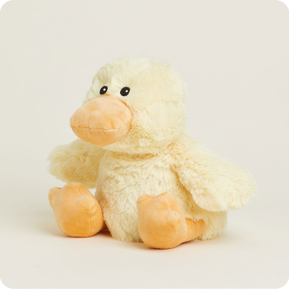 Cozy Duck Warmies Plush Toy - Soft & Cuddly Microwaveable Heating Pad for Kids & Adults - Perfect for Relaxation, Stress Relief & Cold Weather Comfort