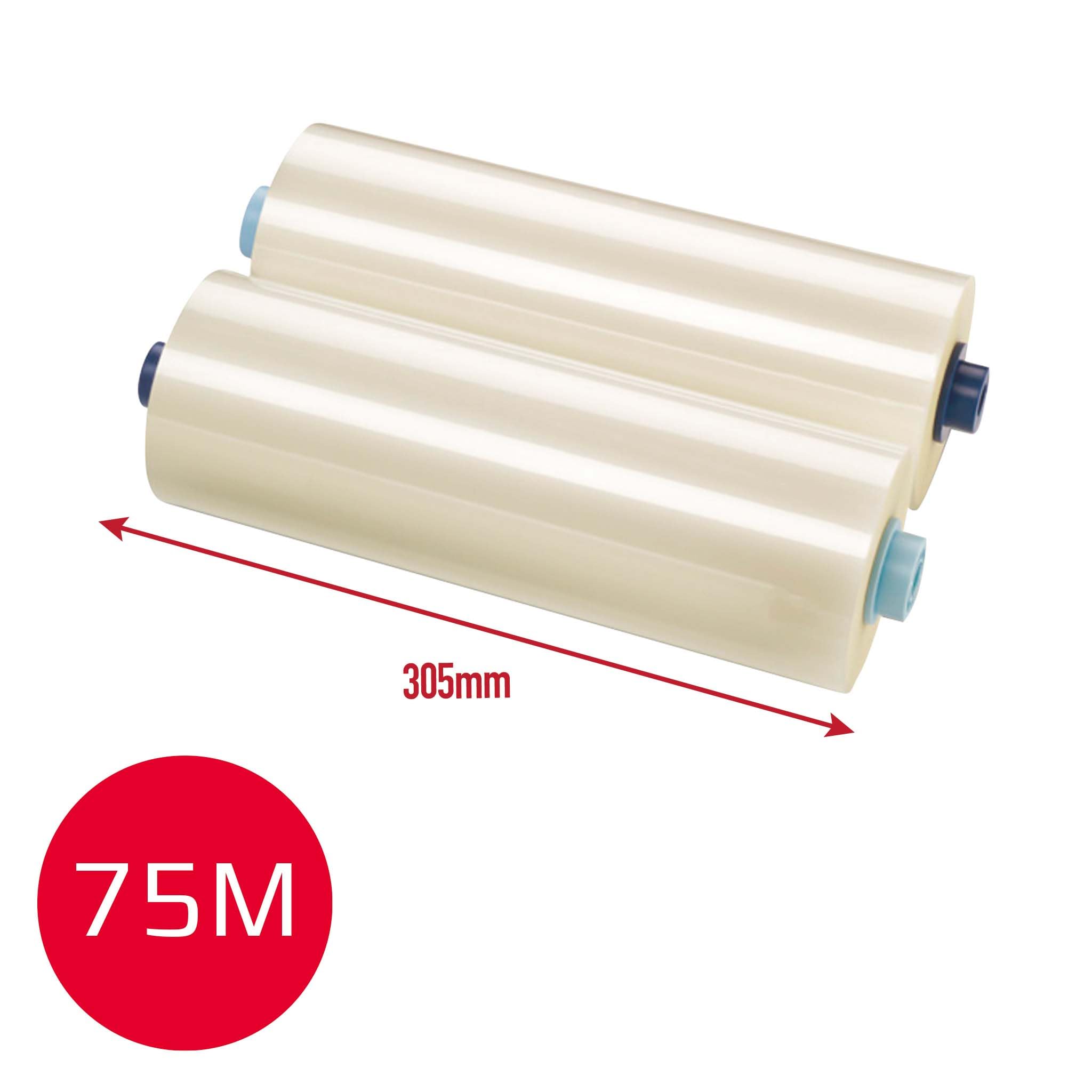 GBC Ezload Laminating Roll Films Gloss Finish (2 Pack) - Professional Quality Laminating Sheets for Documents, Photos & ID Cards - Perfect for Office, School & Home Use