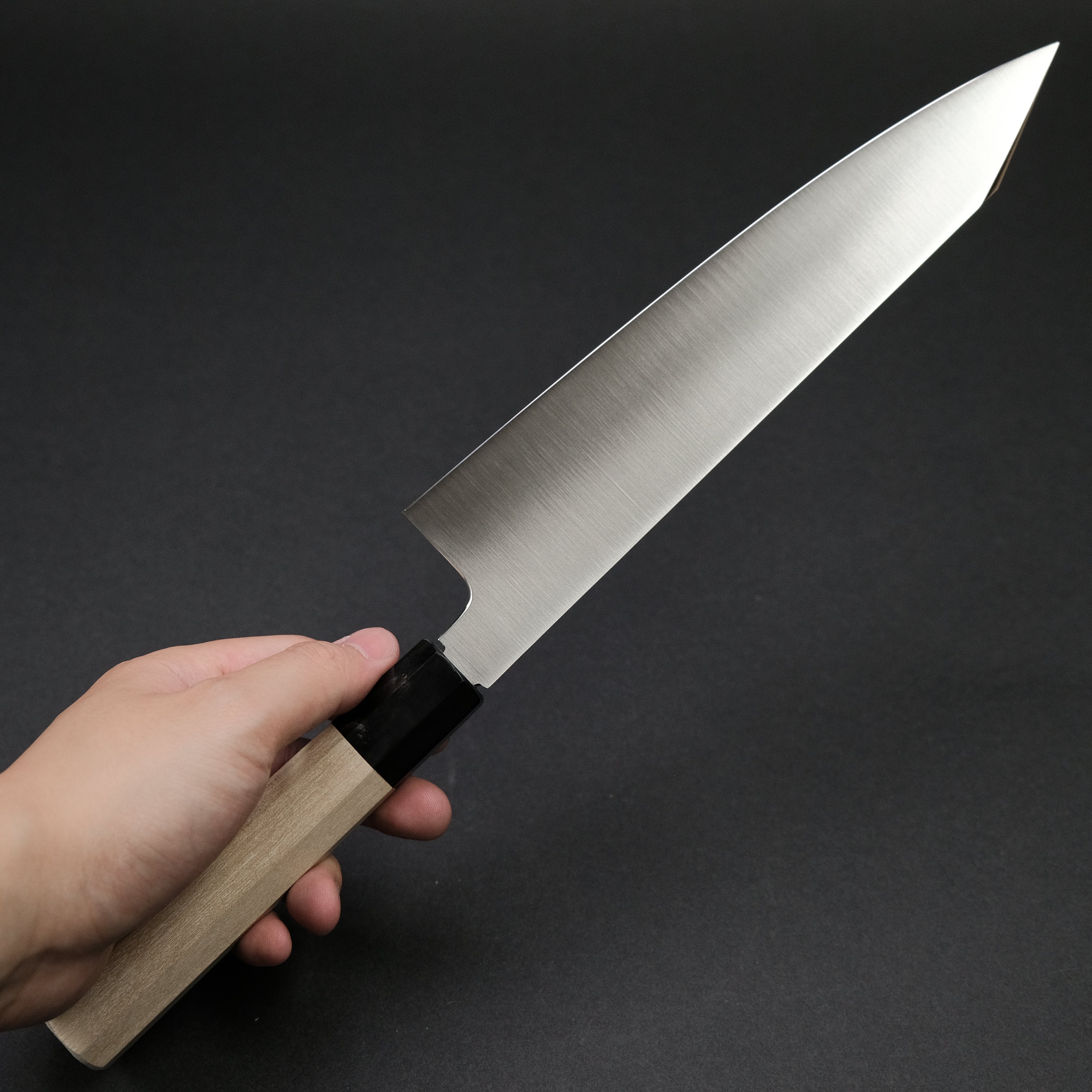 Hitohira FJ VG-10 Kiritsuke Gyuto Japanese Chef Knife 240mm - Premium Ho Wood Wa Handle - Perfect for Sushi, Sashimi & Precision Vegetable Cutting