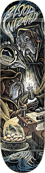 Bw Rennie Conjuring Dogs Skateboard Deck 8.37