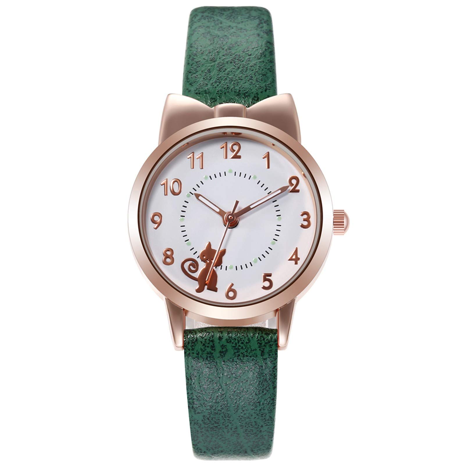 Elegant Women's Quartz Watch with Leather Band - Minimalist Fashion Timepiece for Women - Perfect Gift for Her - Ideal for Everyday Wear, Office & Special Occasions