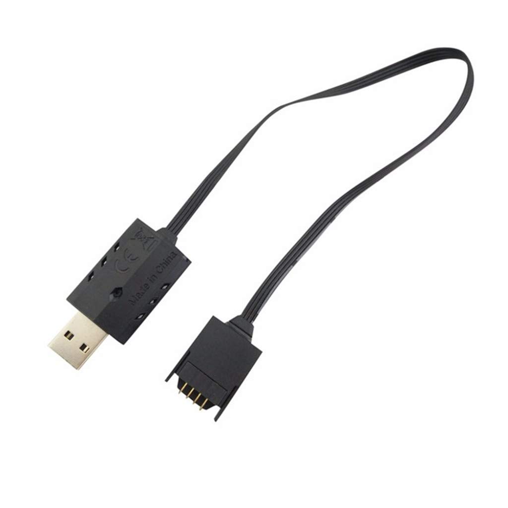 LOYE USB Charging Cable for UDIRC U37 Drone & D60 Helicopter - Fast Charging Battery Accessories (Black) - Perfect for RC Toys, Aerial Photography, and Outdoor Adventures