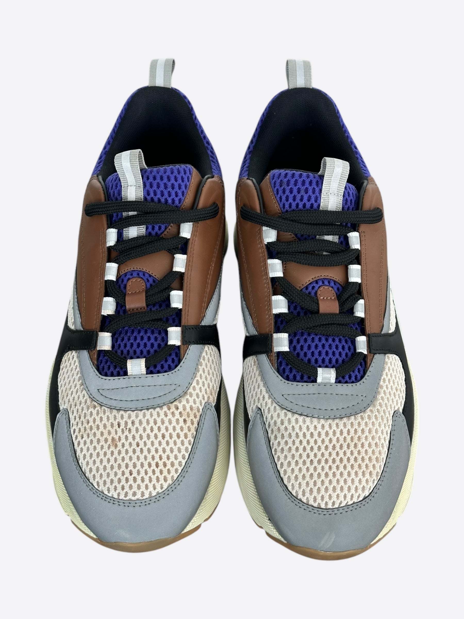 Dior B22 Sneakers for Men - Brown & Black High-Top Luxury Fashion Shoes | Perfect for Casual Wear, Street Style & Everyday Outfits