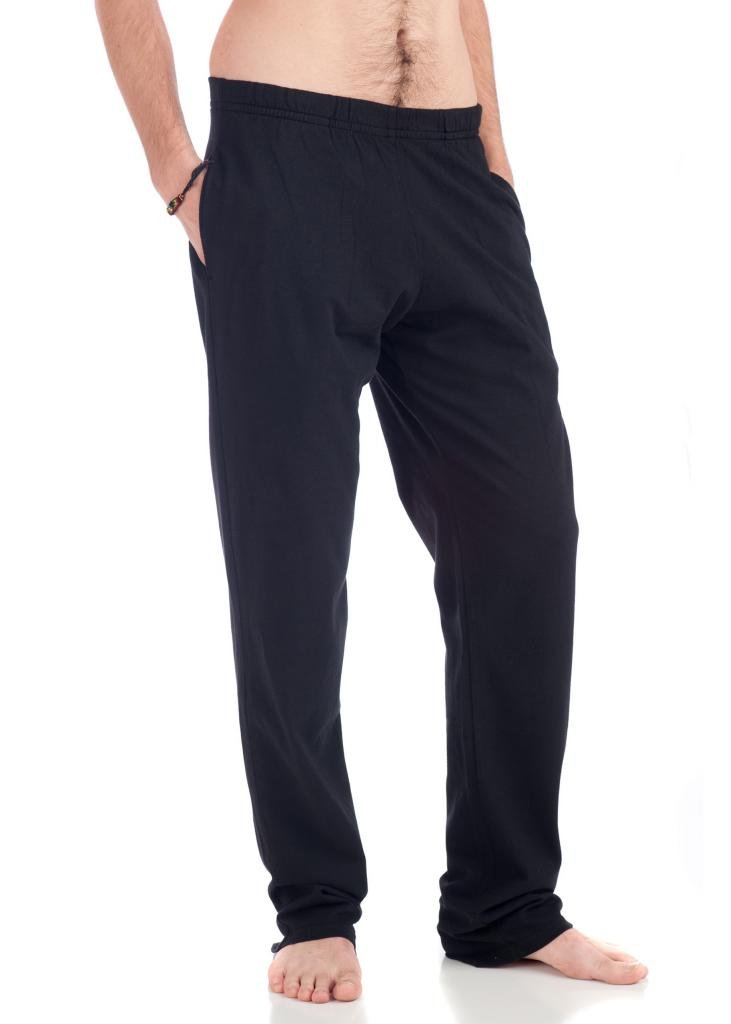 Premium Organic Cotton Men's Yoga Pants - High Strength & Comfort for Workout, Gym & Lounge Wear - Eco-Friendly Stretchable Activewear for Yoga, Running & Daily Use