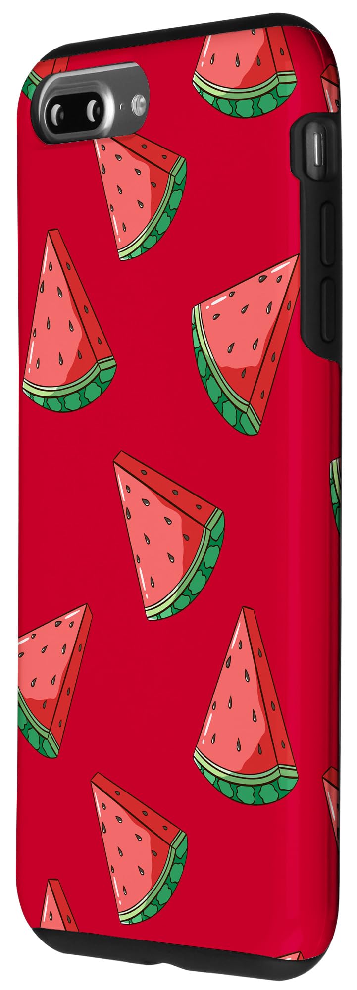 iPhone 7 Plus/8 Plus Watermelon Pattern Fruit Phone Case - Cute Red Protective Cover for Summer, Travel & Daily Use