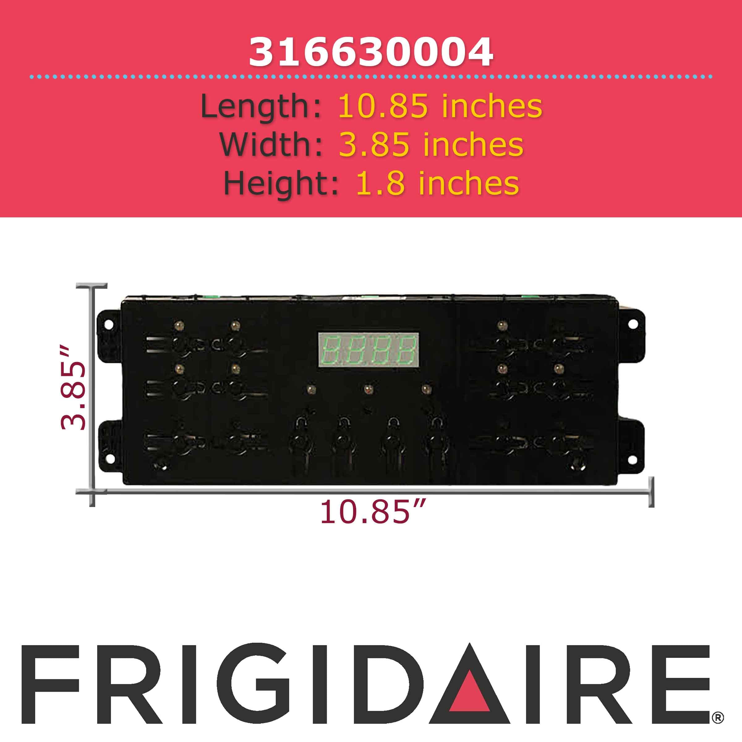 Frigidaire 316630004 Genuine OEM Range Control Board with Clock - Replacement Part for Frigidaire Electric & Gas Ranges - Perfect for Baking, Cooking & Kitchen Appliance Repairs