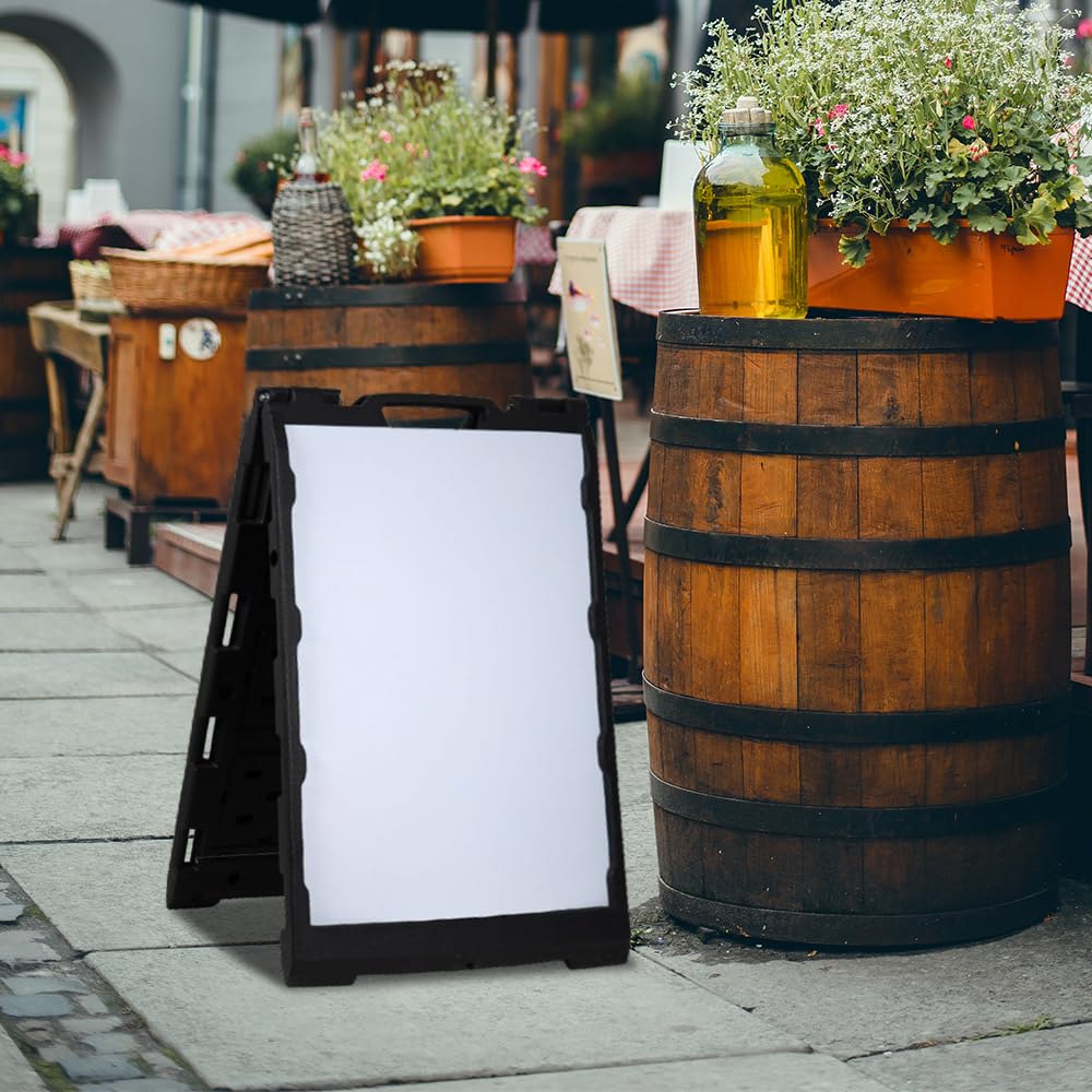 Premium A-Frame Sidewalk Sign with Dry Erase Surface - 24
