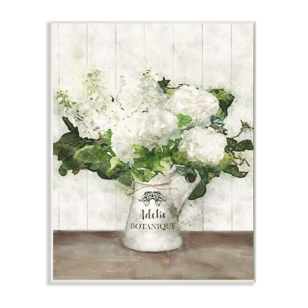 Stupell Industries Farm Fresh White Florals in Antique Milk Pitcher Wall Art - 13