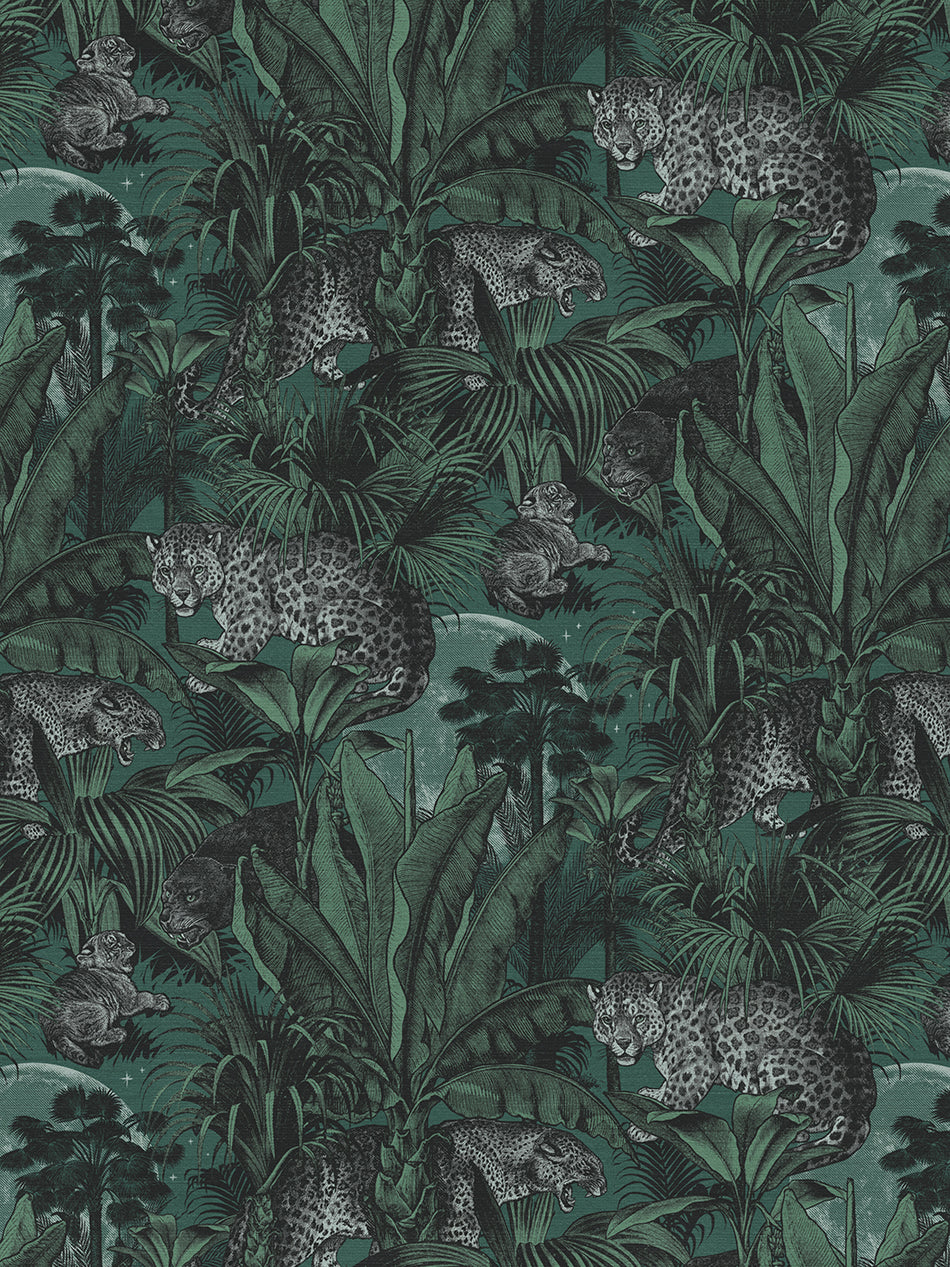 Eco-Friendly Jungle Faunacation Recycled Velvet Fabric - Perfect for Sustainable Home Decor, DIY Crafts & Upholstery Projects