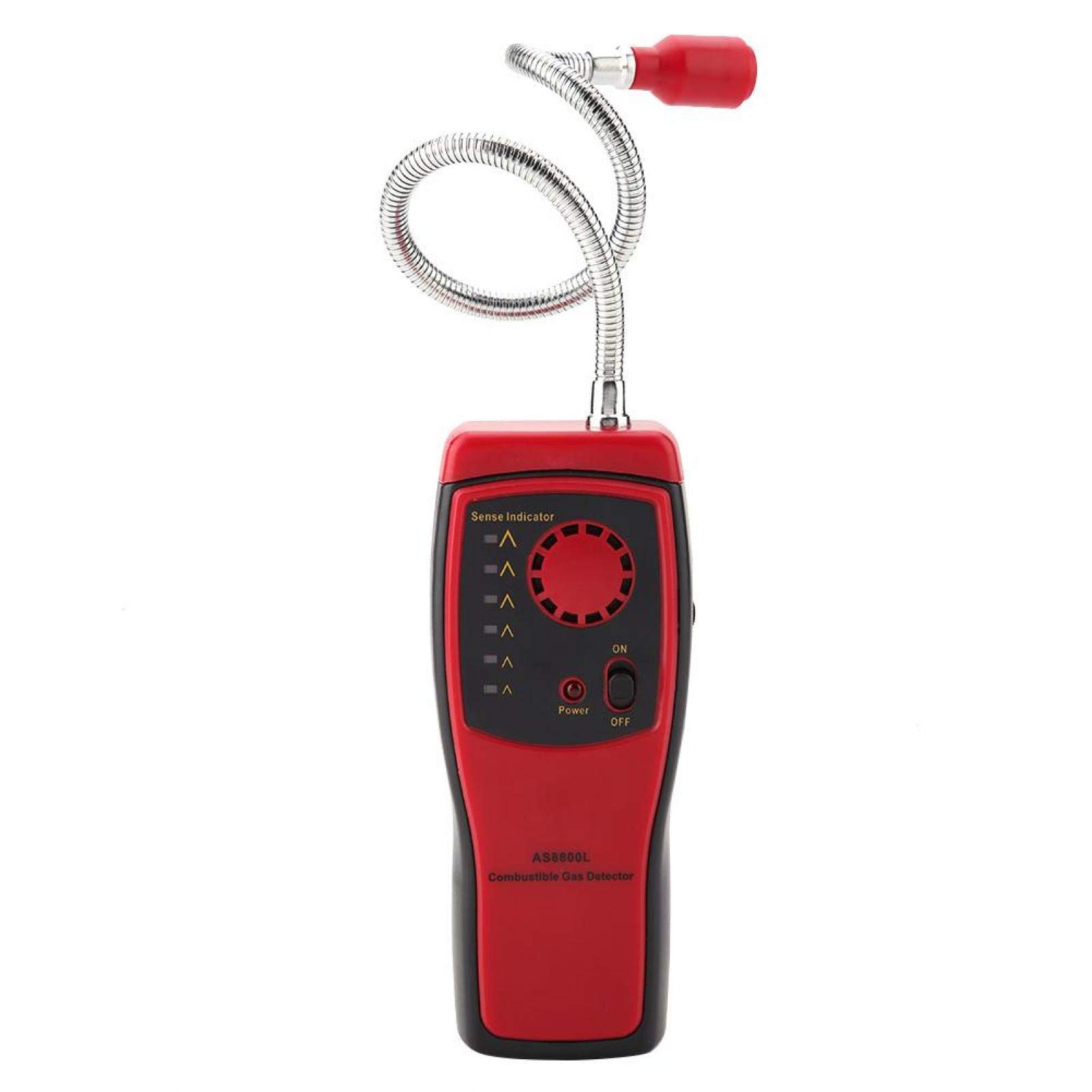 AS8800L Portable Flammable Gas Detector - Natural Gas Leak Detector & Analyzer for Home Safety, Industrial Use & HVAC Maintenance