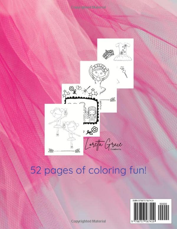 Ballet, Friends and Tutus: A Fun Coloring Book for Kids - Perfect Gift for Young Dancers, Artists & Creative Playtime
