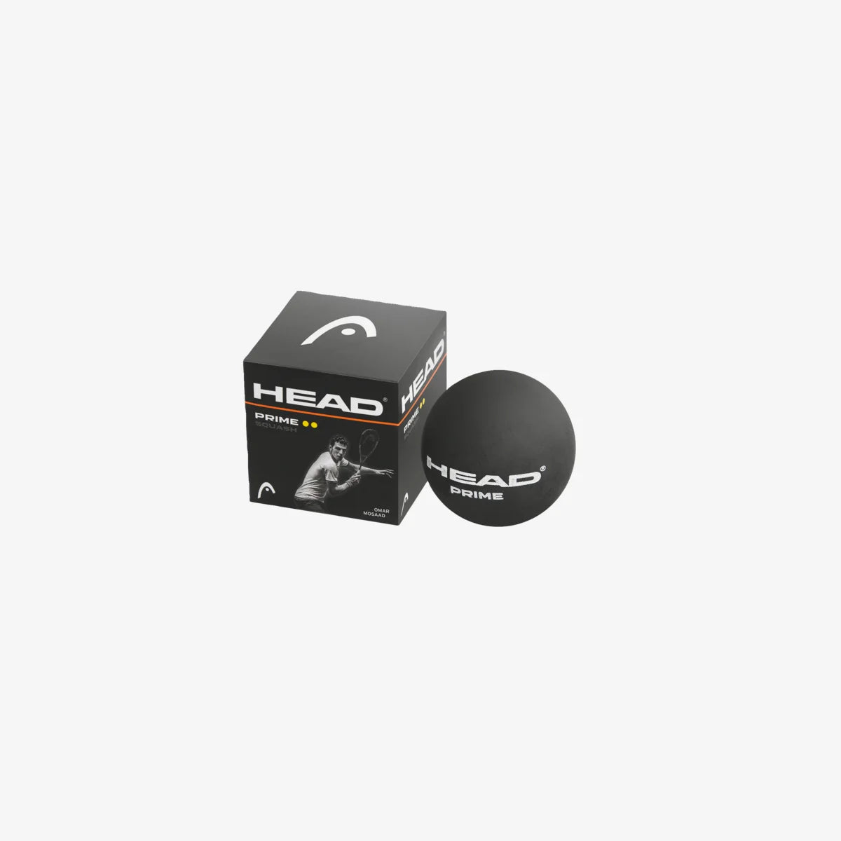Premium Head Prime Double Dot Squash Balls - 12 Pack for Competitive Play & Training | Ideal for Tournament Matches & Practice Sessions