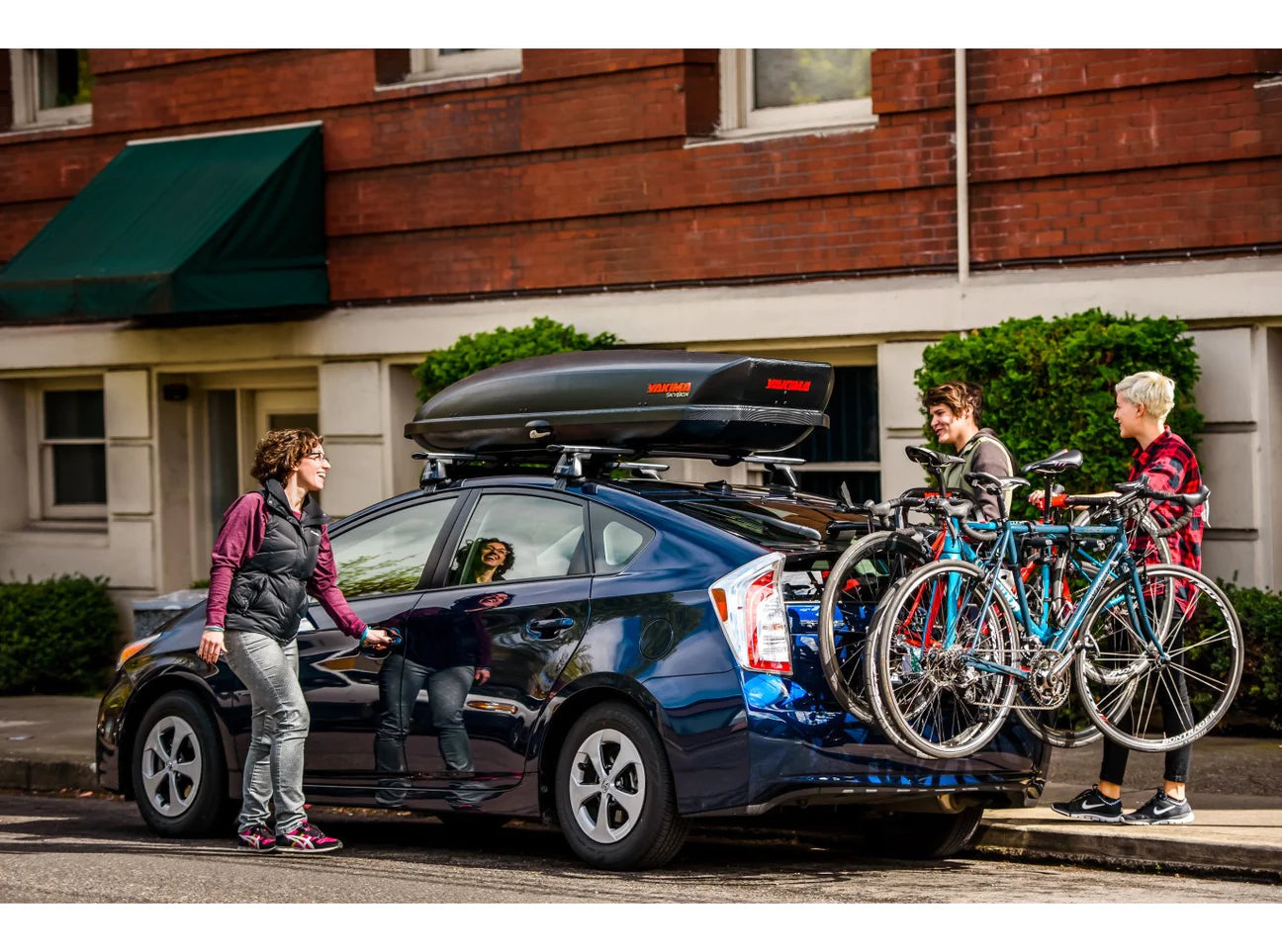 FullBack Trunk Bike Rack - Heavy Duty Rear Mount Bicycle Carrier for Cars, SUVs & Minivans - Perfect for Road Trips, Camping & Outdoor Adventures