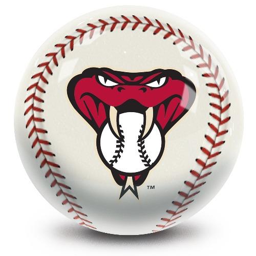 MLB Arizona Diamondbacks Themed Bowling Ball - Official Baseball Team Design for Bowling Enthusiasts | Perfect for League Play, Birthday Gifts & Sports Fan Collections