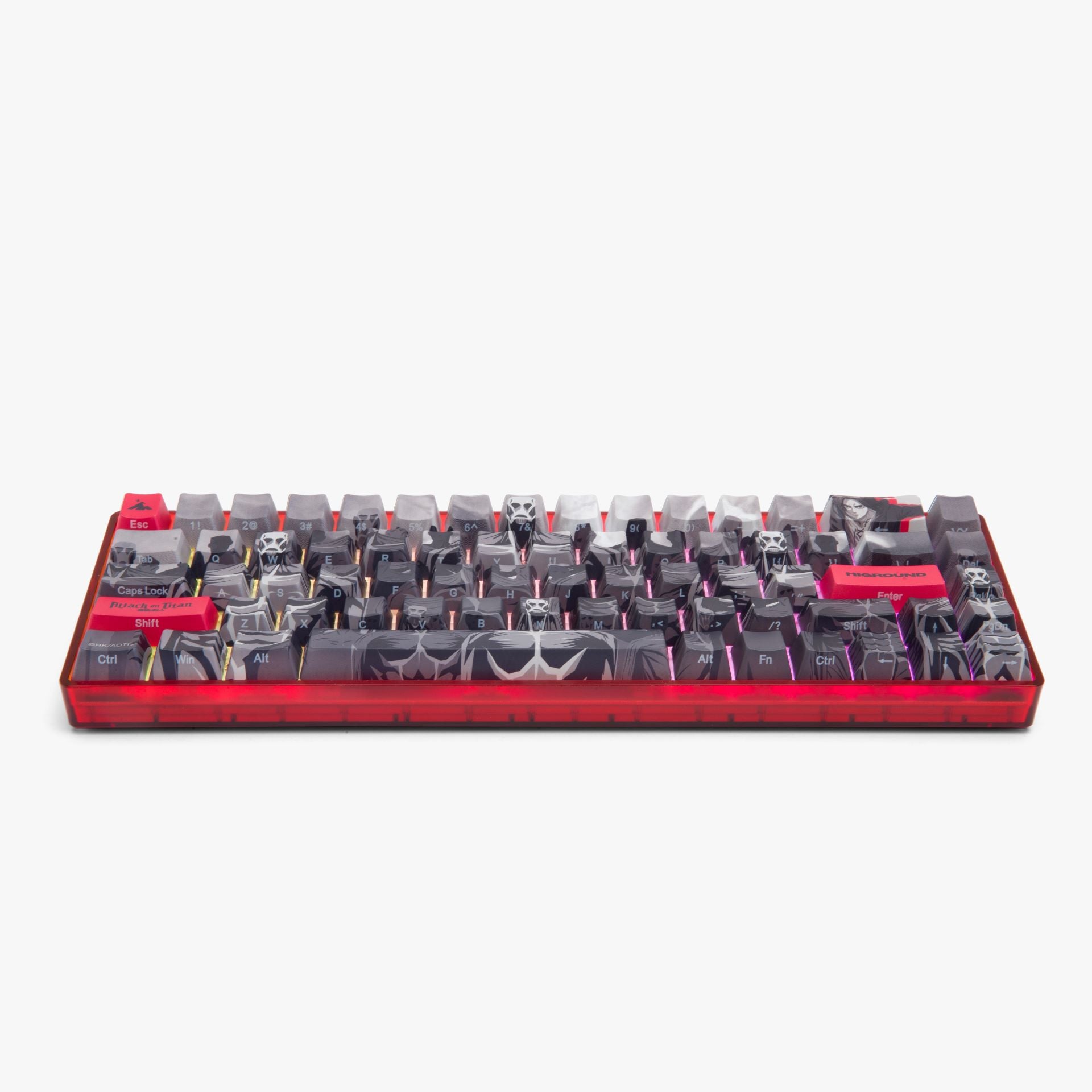 AOT2 x HG Basecamp 65HE Mechanical Keyboard - Titan Meetup Edition | Compact 65% Layout for Gaming & Typing | Perfect for Esports, Office Work & Home Use