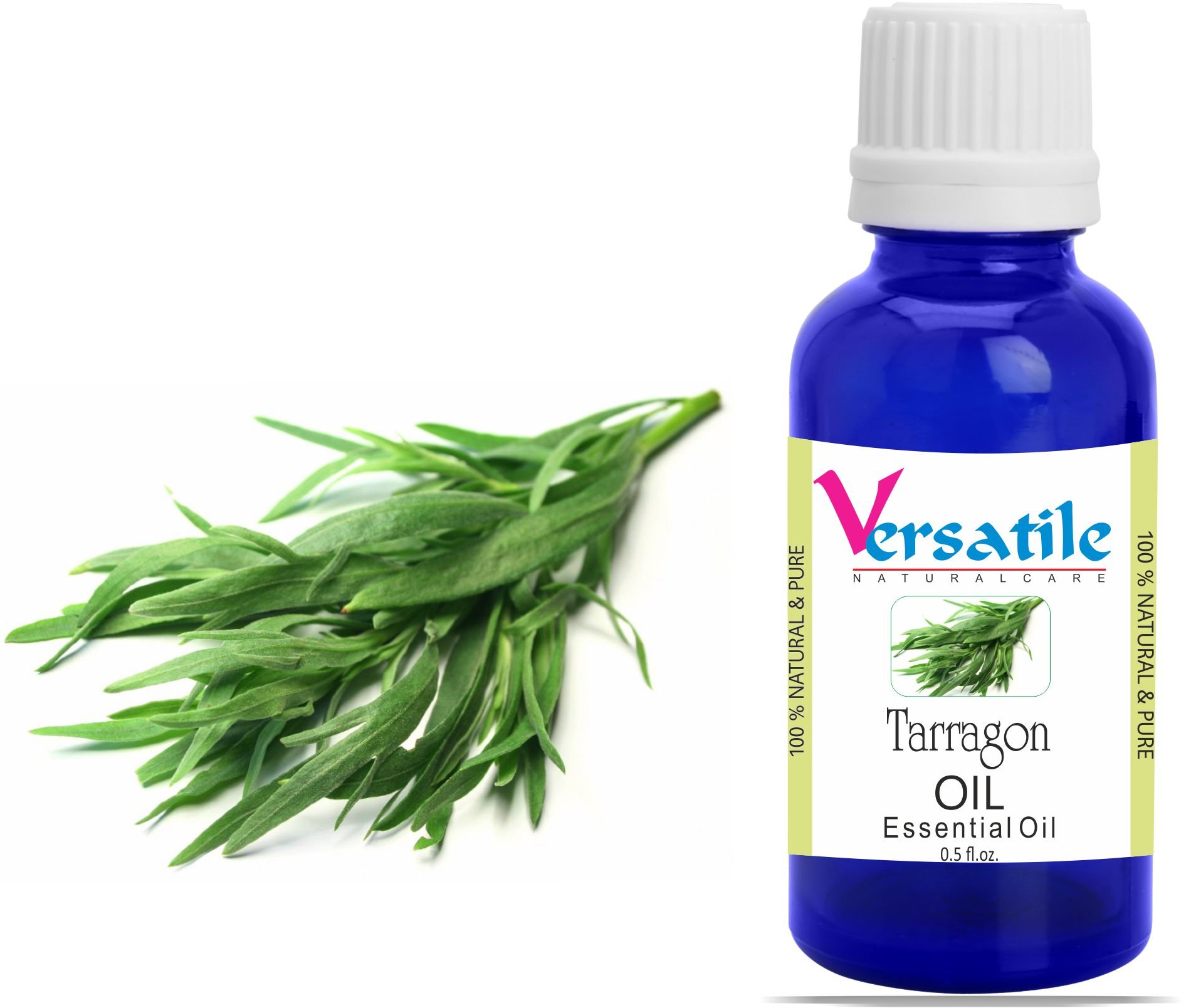 100% Pure Natural Tarragon Essential Oil for Aromatherapy, Diffusers & Massage - 3ml to 1000ml Sizes - Relaxation, Stress Relief & Skin Care