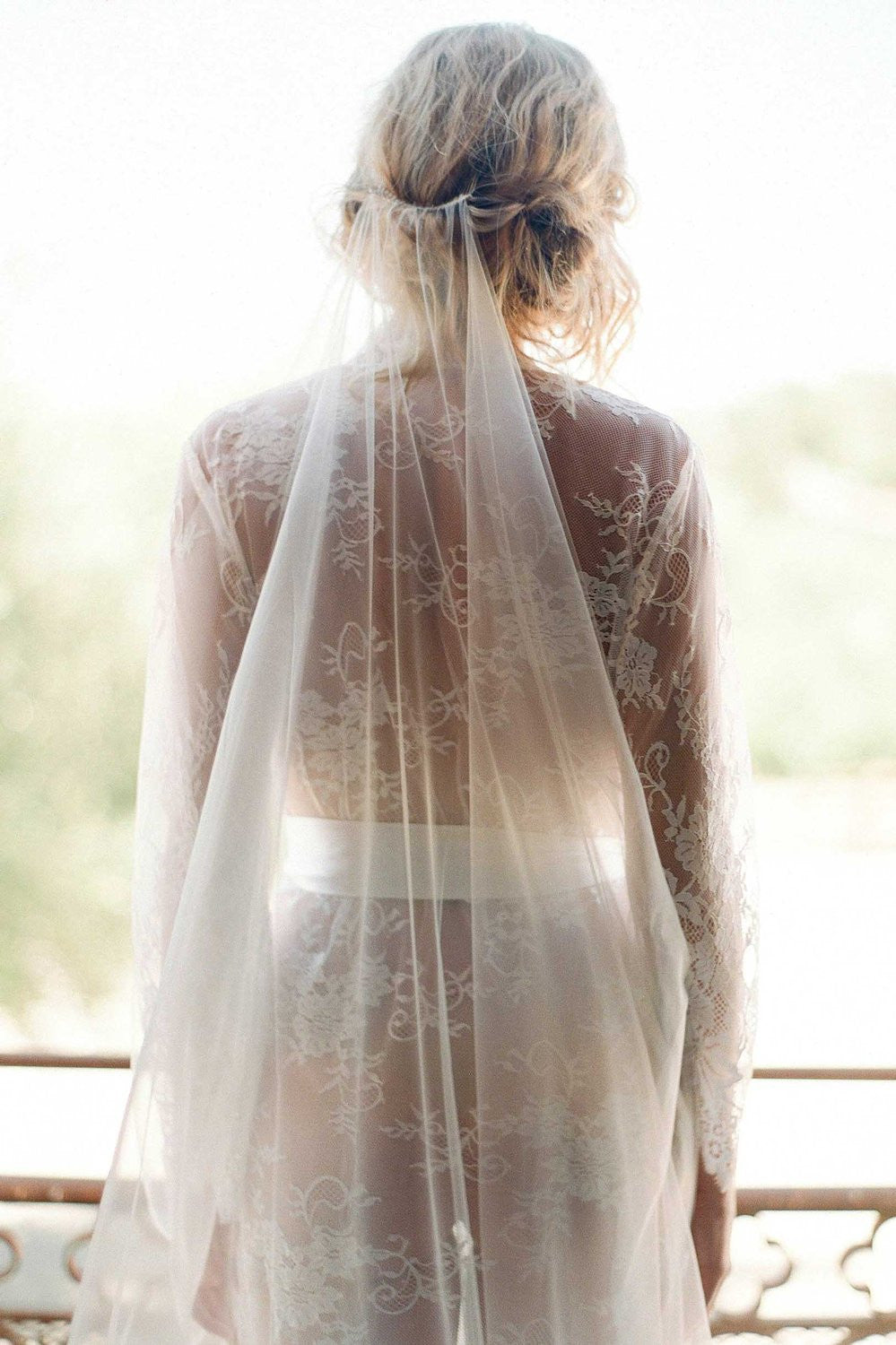 Dreamy Single Layer Luminous Italian Tulle Wedding Veil - Style V3221 | Perfect for Bridal Ceremonies, Photos & Romantic Occasions