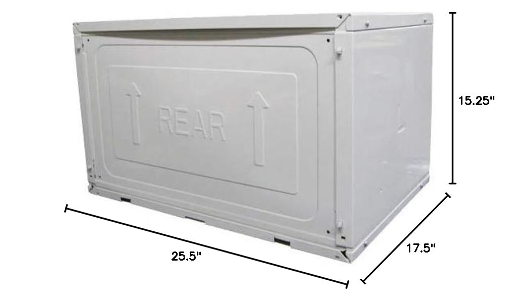 PerfectAire Universal Wall Sleeve for Window AC Units - Durable Metal AC Support Bracket for Home & Office Cooling - Easy Installation for Efficient Air Conditioning Systems