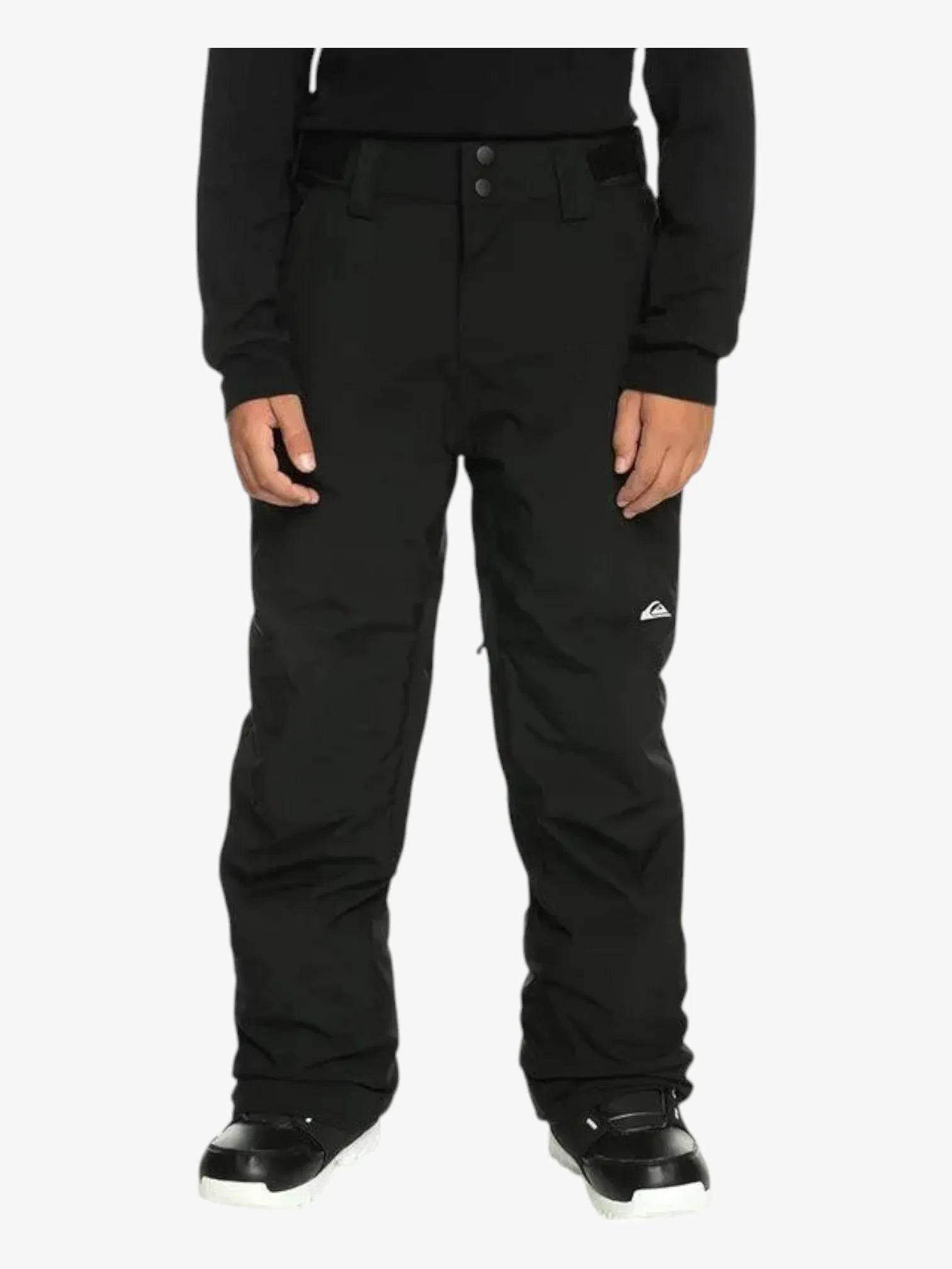 Quiksilver Snow Estate Kids' Snow Pants - Black - Waterproof & Insulated for Winter Sports & Outdoor Play