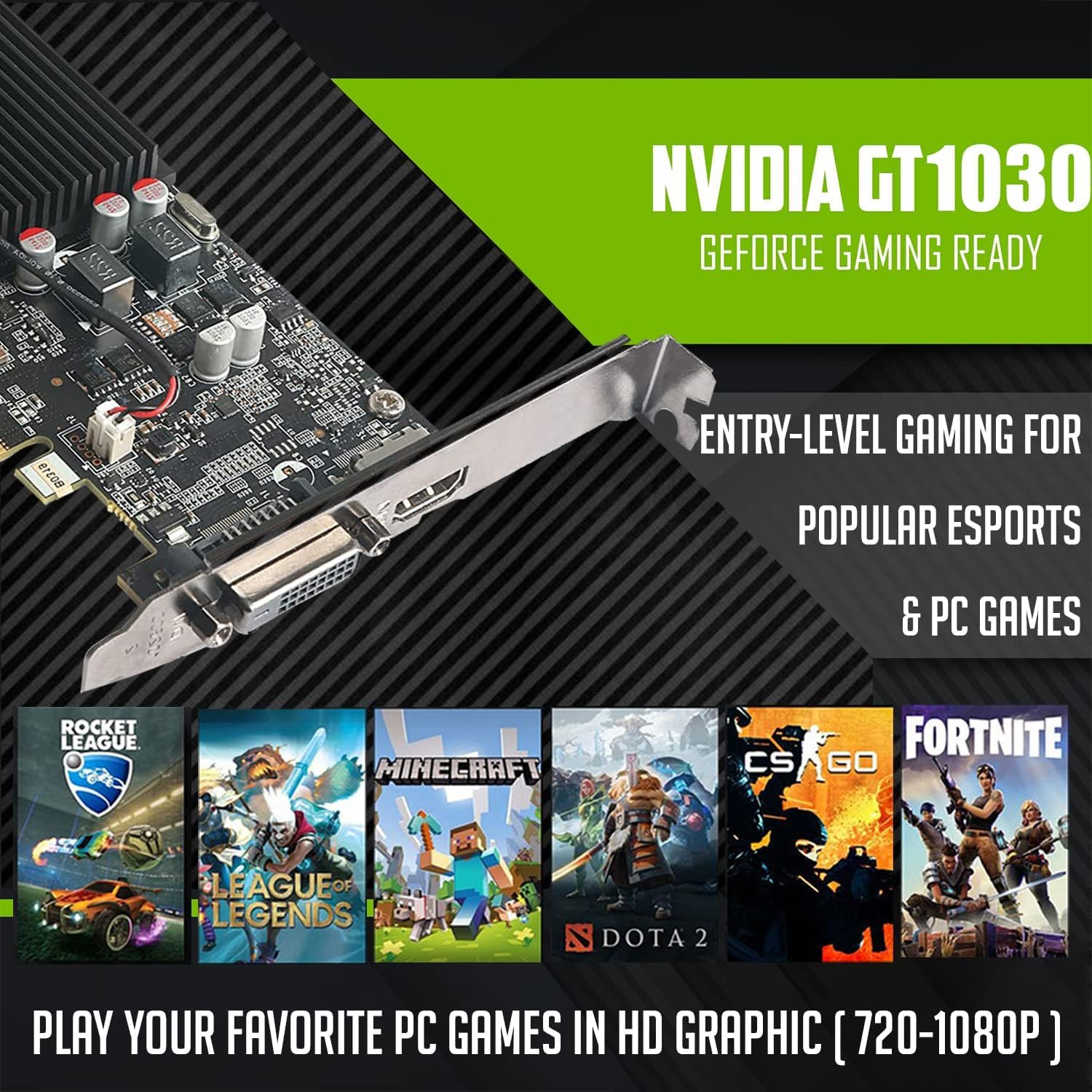 HP G3 Gaming PC - Intel i7, GT 1030, 16GB RAM, SSD+HDD - Perfect for Esports & Streaming