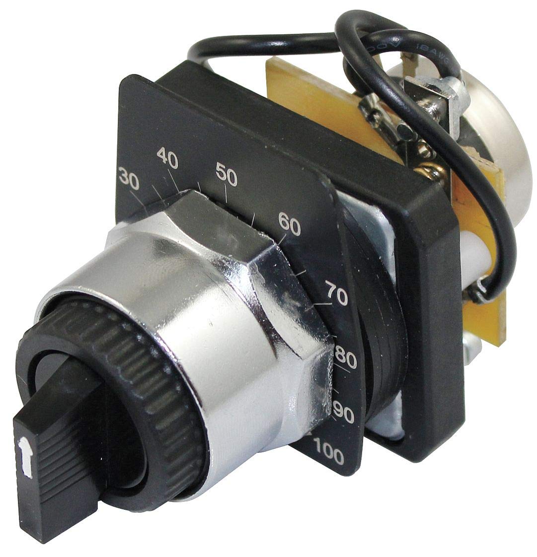 Dayton Heavy Duty Potentiometer 500VAC 5000 Ohms - 30G486 | Industrial-Grade Variable Resistor for Motor Controls & Audio Equipment | NEMA 4, 13 Rated for Harsh Environments