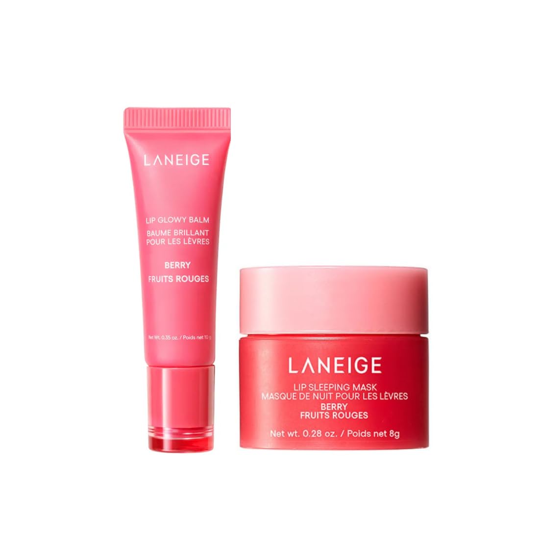 Laneige Lip Sleeping Mask EX - Berry, 8g | Hydrating Overnight Lip Treatment for Dry, Chapped Lips | Perfect for Nighttime Skincare Routine & Winter Lip Care