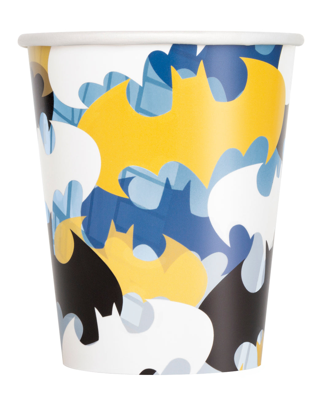 Batman Themed 9oz Coffee Mug - 8 Count Set for Superhero Fans - Perfect for Home, Office, or Gifts