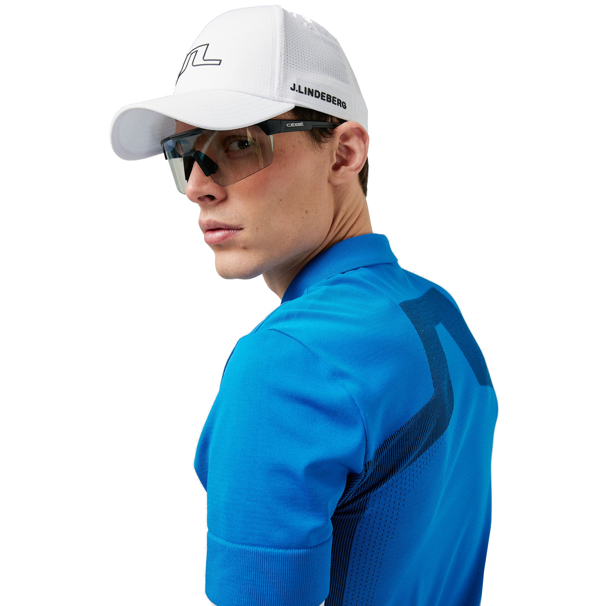 J. Lindeberg Men's AI Golf Polo Shirt - Performance & Comfort for Golf, Casual Wear & Outdoor Activities