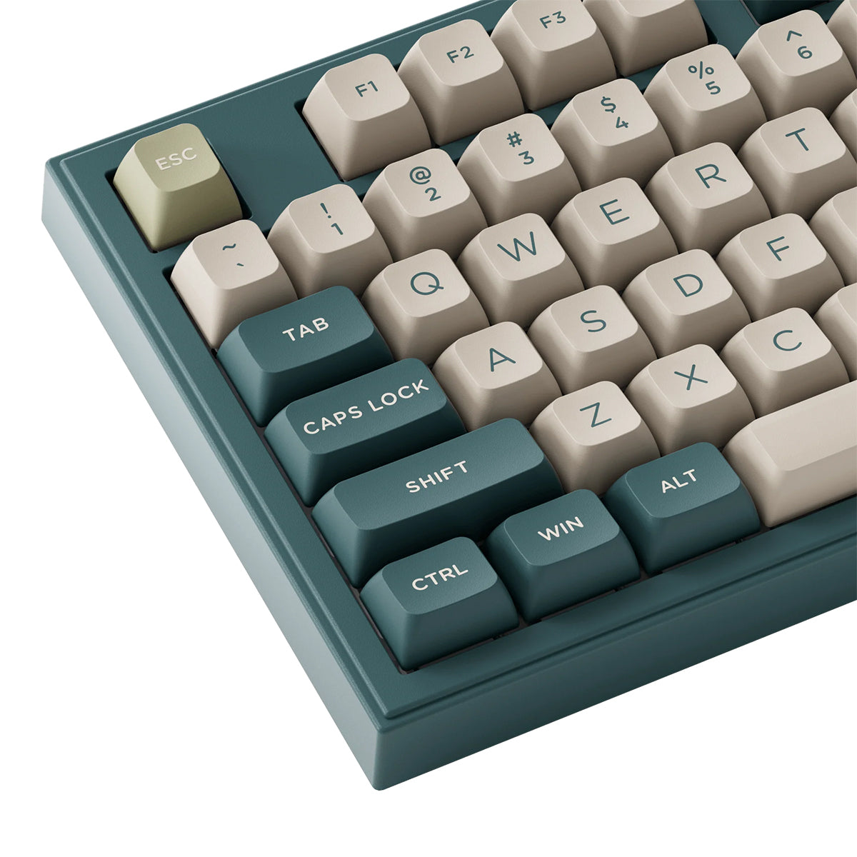 Akko 5098B Ink Green Compact 1800 LCD RGB Wireless Mechanical Keyboard with Ice Cream Pink Switches - Perfect for Gaming, Typing & Office Work