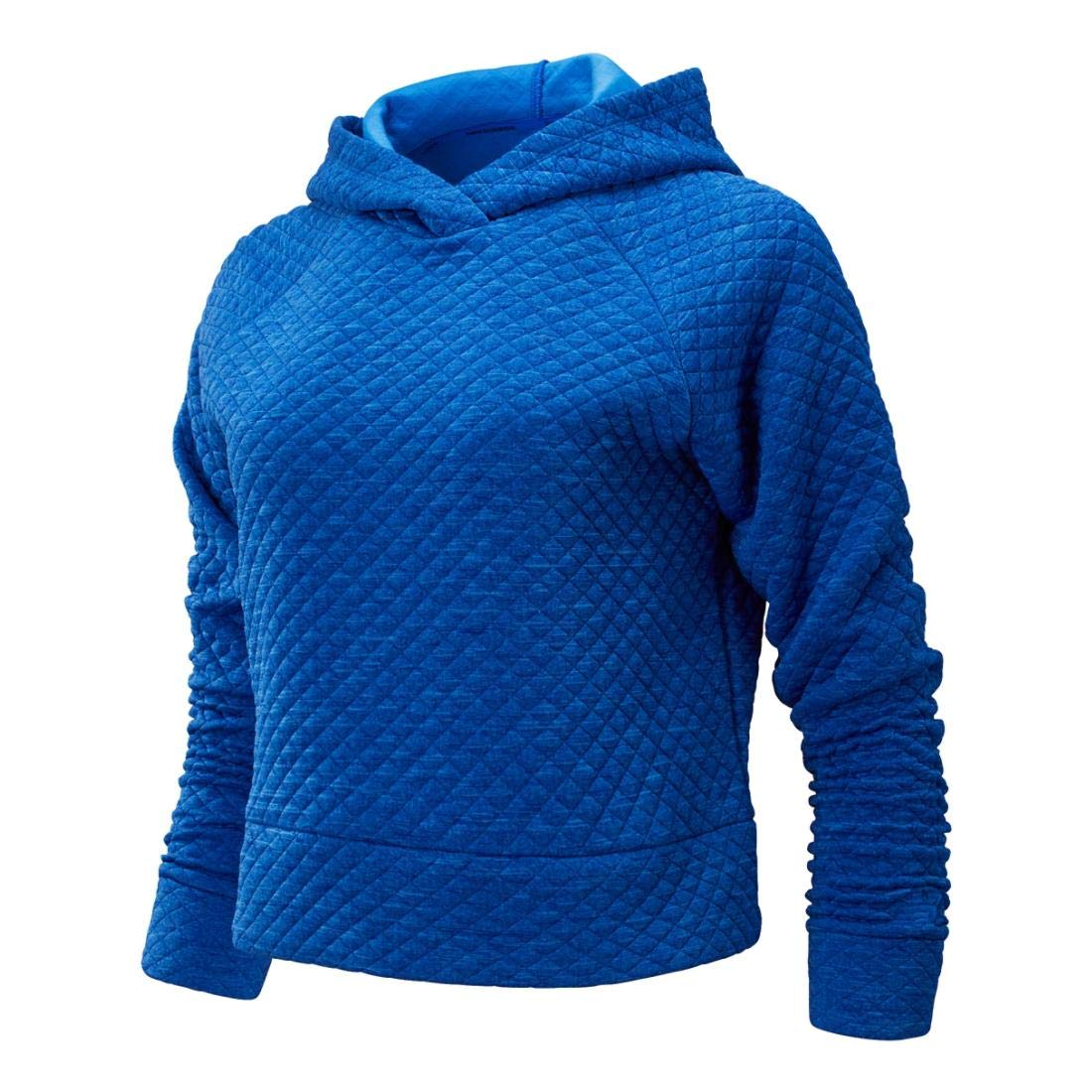 New Balance Women's NB Heat Loft Crop Hoodie - Lightweight Athletic Pullover for Running, Yoga & Gym - Breathable Comfort Fit Workout Jacket