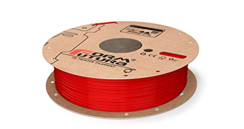 Premium PETG 3D Printer Filament 1.75mm - High Transparency Red, 750g Spool for Strong & Durable Prints | Perfect for Cosplay Props, Functional Parts & Artistic Creations
