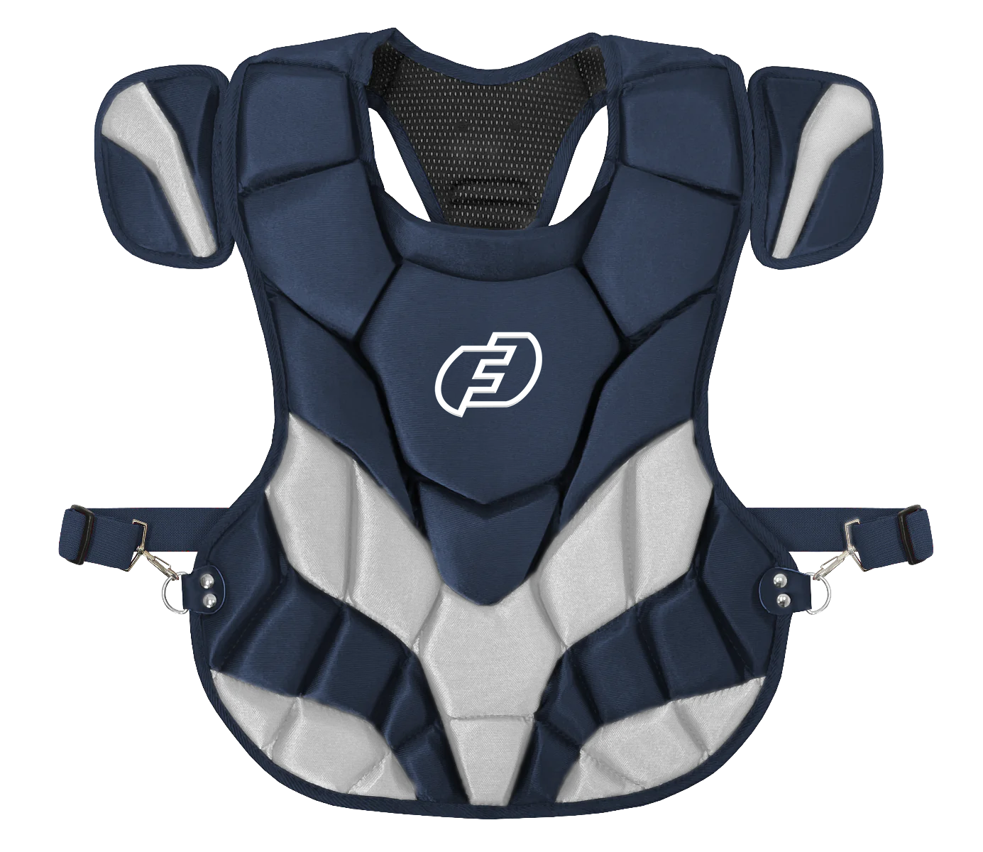 FORCE3 Defender Two Tone Catcher Chest Protector - NOCSAE Certified Baseball Catcher Gear for Youth & Adult Players - Perfect for Games, Practices & Training Sessions