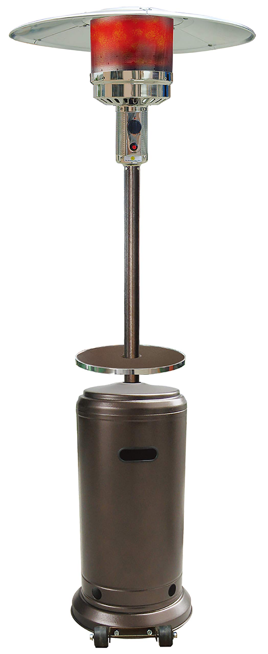 48,000 BTU Bronze Propane Patio Heater - 7-Ft Tall Portable Outdoor Heater for Deck, Patio, Backyard & Terrace | All-Weather Durable Gas Heater for Year-Round Warmth | Perfect for Outdoor Dining, Gatherings & Cold Evenings