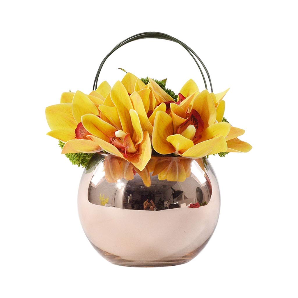 Modern Luxury Artificial Flower Pot Plant - Elegant Home & Wedding Decor, Chinese Bonsai Style Faux Flowers for Villa, Hotel, Living Room, Office & Event Decoration