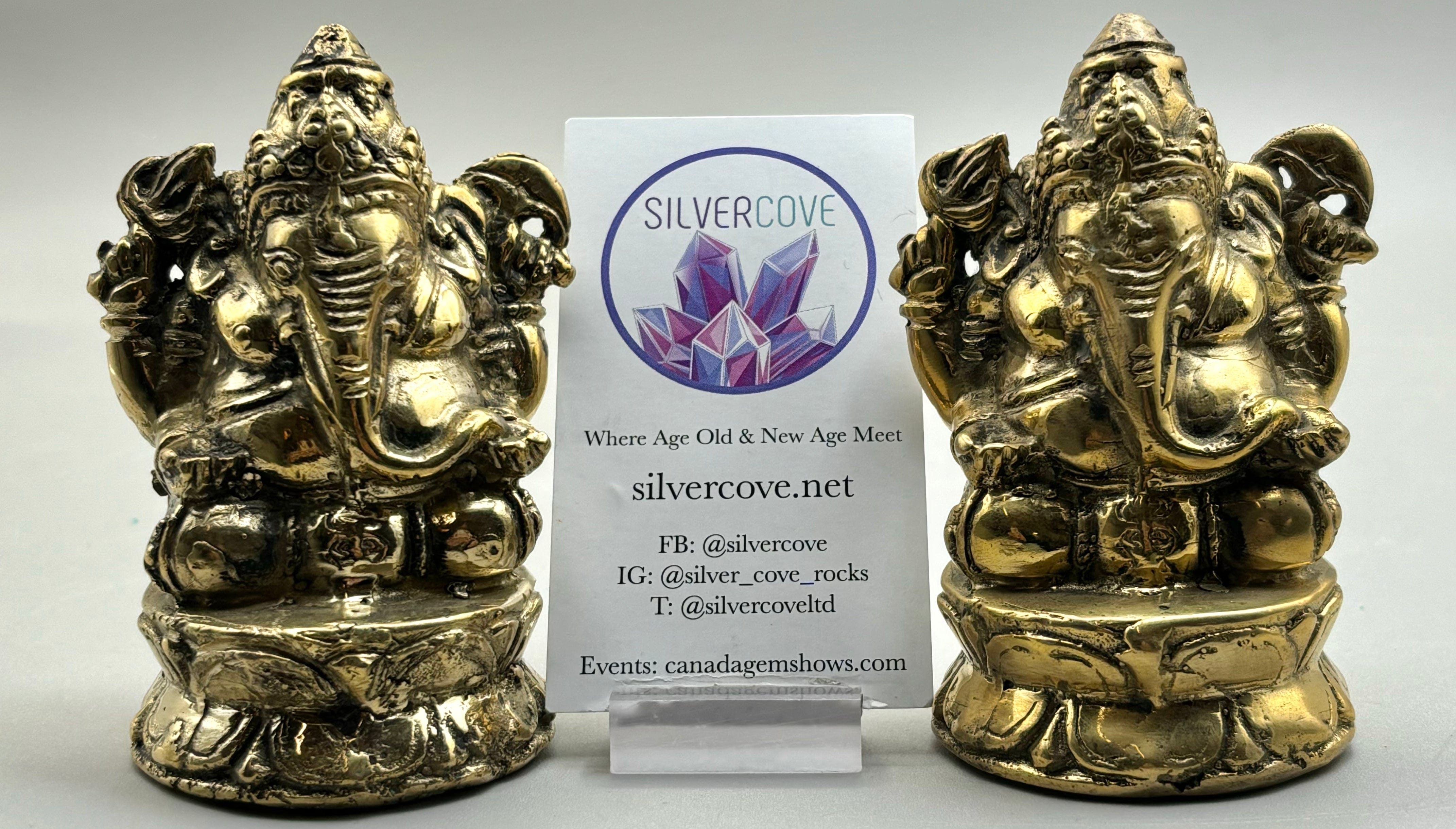 Handcrafted Bronze Elephant Buddha Statue - Spiritual Decor for Home, Office & Meditation Spaces | Feng Shui & Yoga Room Decoration