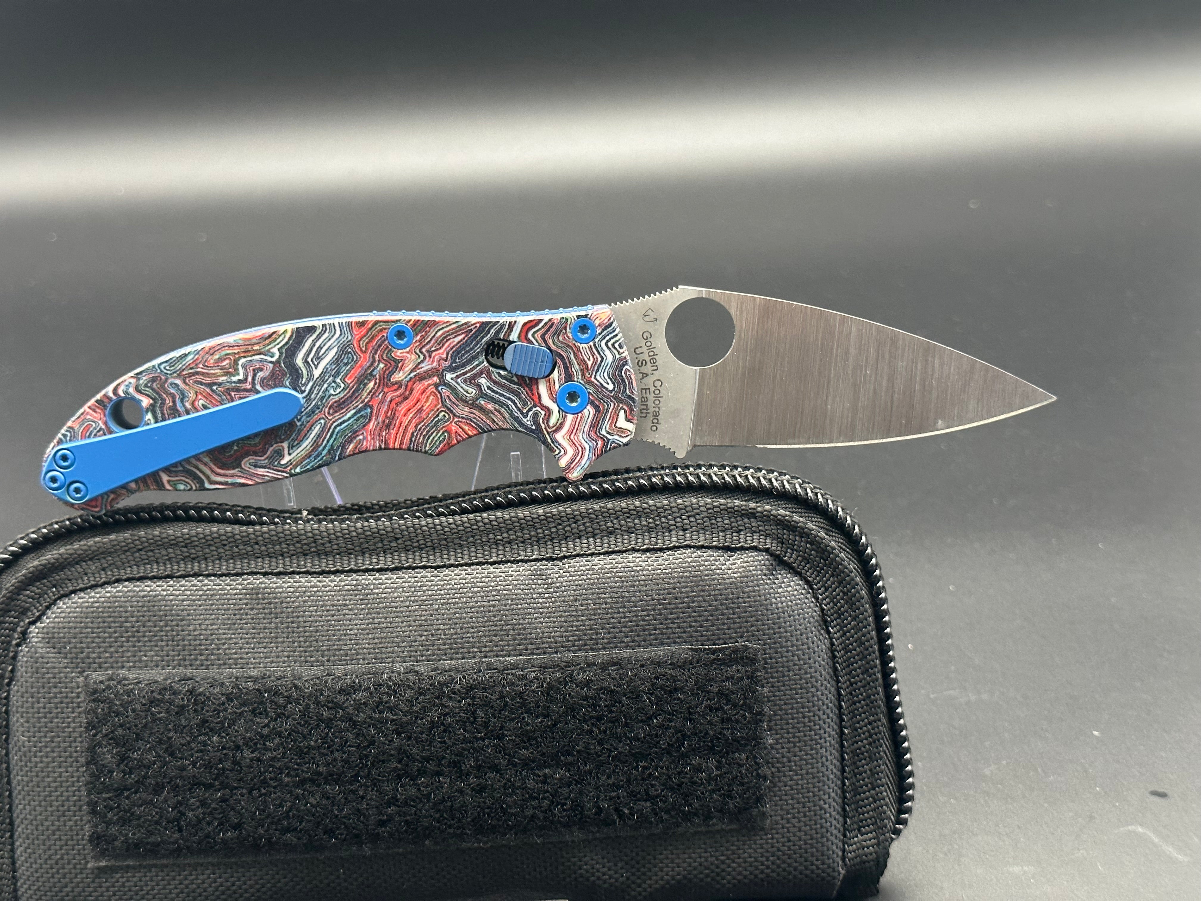 Spyderco Manix 2 Folding Knife - M390 Premium Steel Blade, G-10 Handle, Smooth Ball Bearing Lock - Perfect for EDC, Outdoor Adventures & Tactical Use