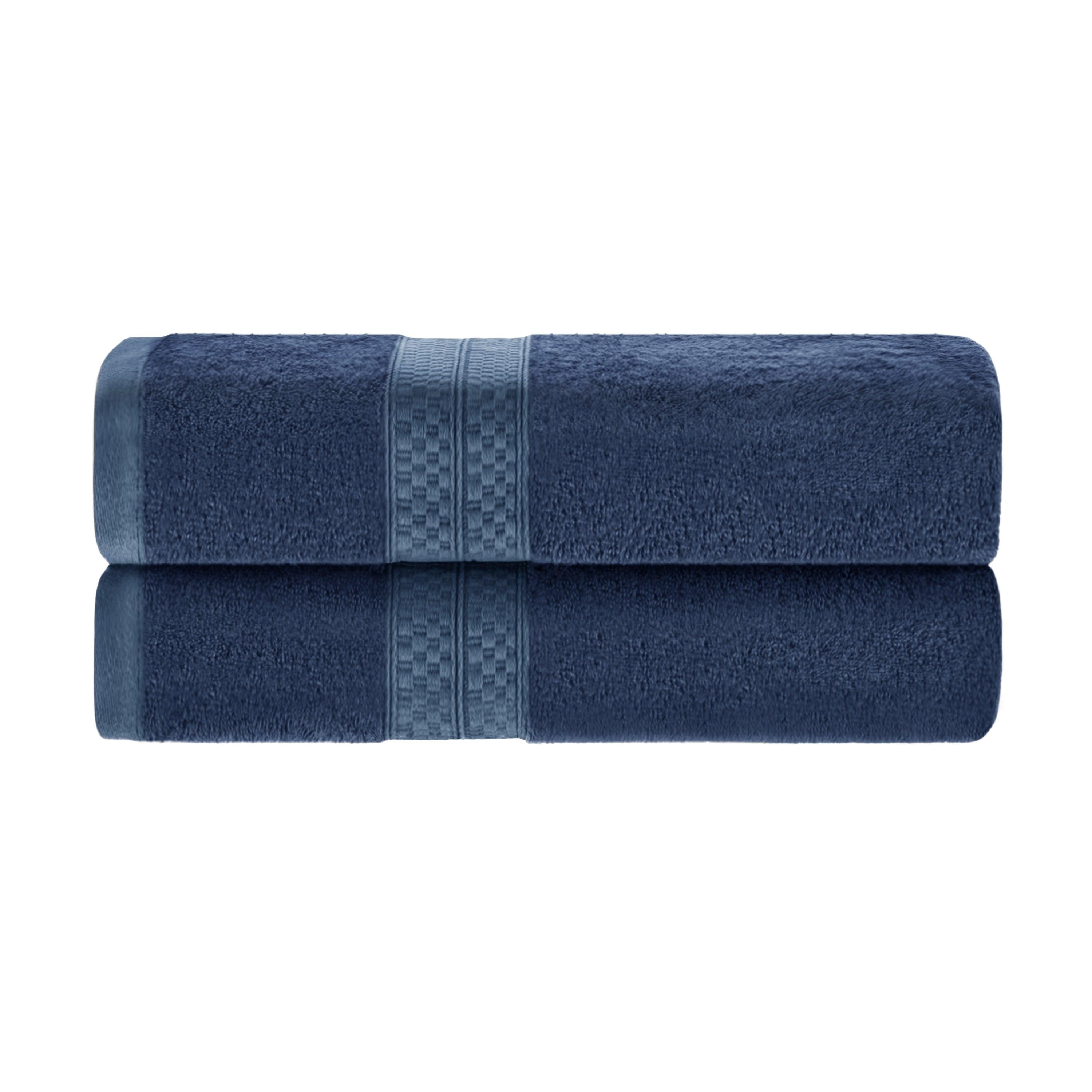 Premium Bamboo Rayon 2-Piece Plush Heavyweight Bath Towel Set - Ultra Soft & Absorbent for Spa, Bathroom & Luxury Home Use