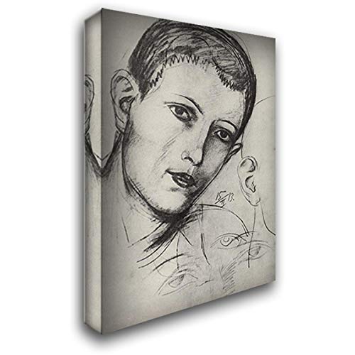 Adam - 18x24 Gallery Wrapped Canvas Art Print by Kuzma Petrov-Vodkin | Modern Wall Decor for Living Room, Bedroom & Office