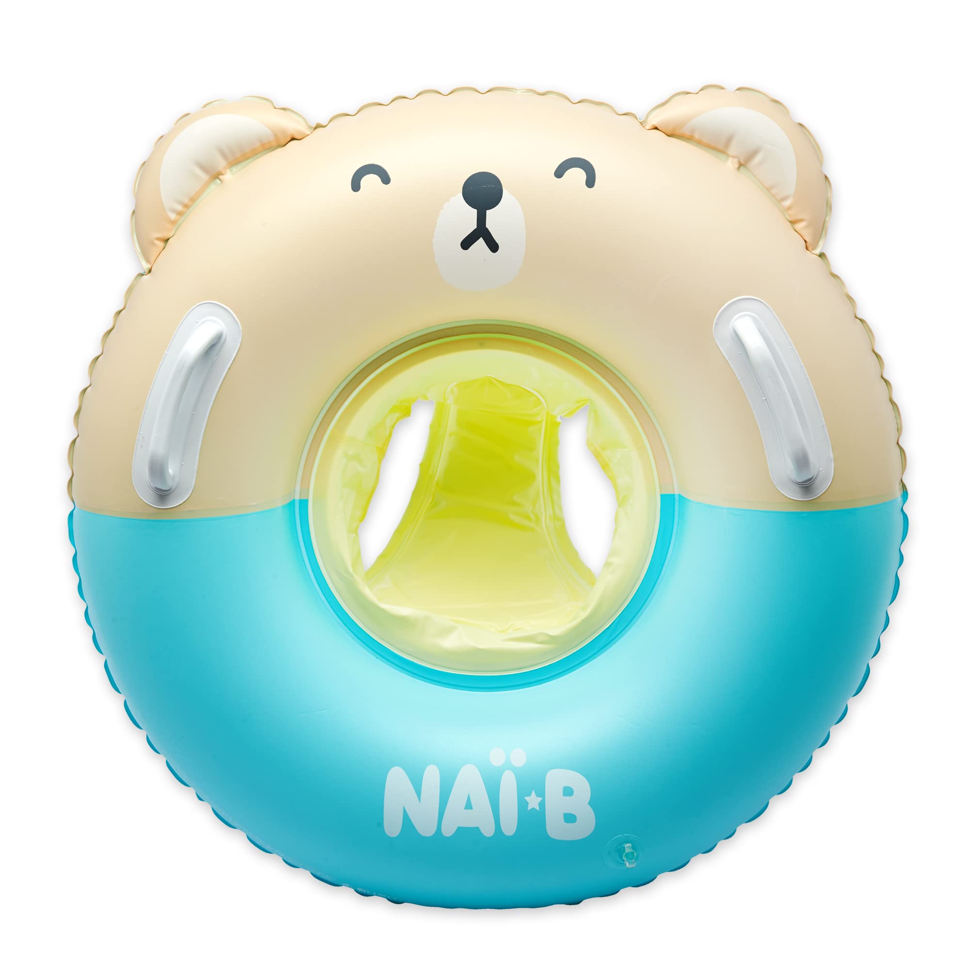 NAI-B Baby Swim Float Tube - Inflatable Swimming Pool Ring with Seat for Toddlers 2-5 Years Old | Blow Up Swim Training Aid for Boys & Girls | Perfect for Pool, Beach & Water Safety Learning