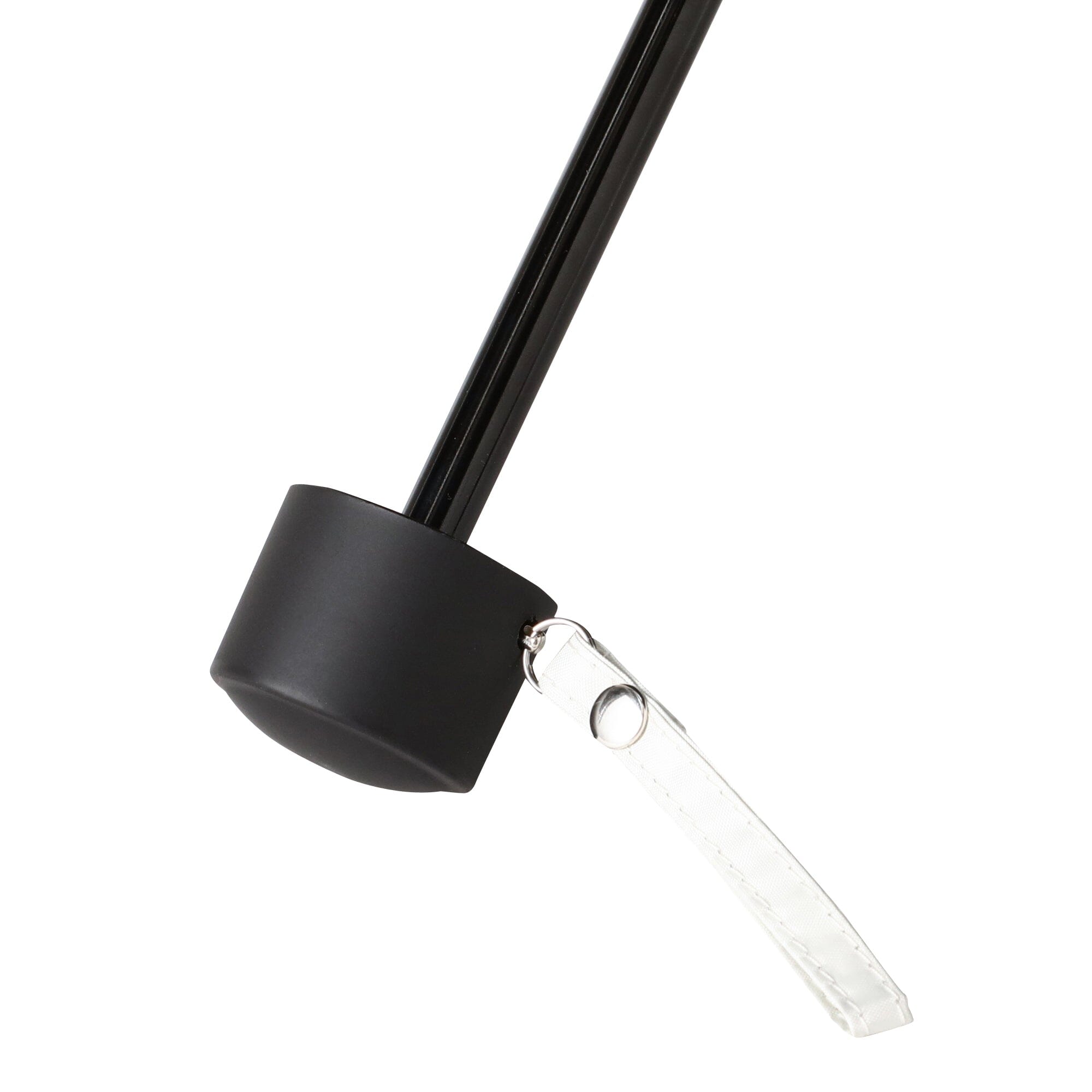 47cm White Blackout Piping Folding Umbrella - Compact Travel Umbrella for Rain & Sun Protection - Perfect for Commuting, Outdoor Events & Beach Trips