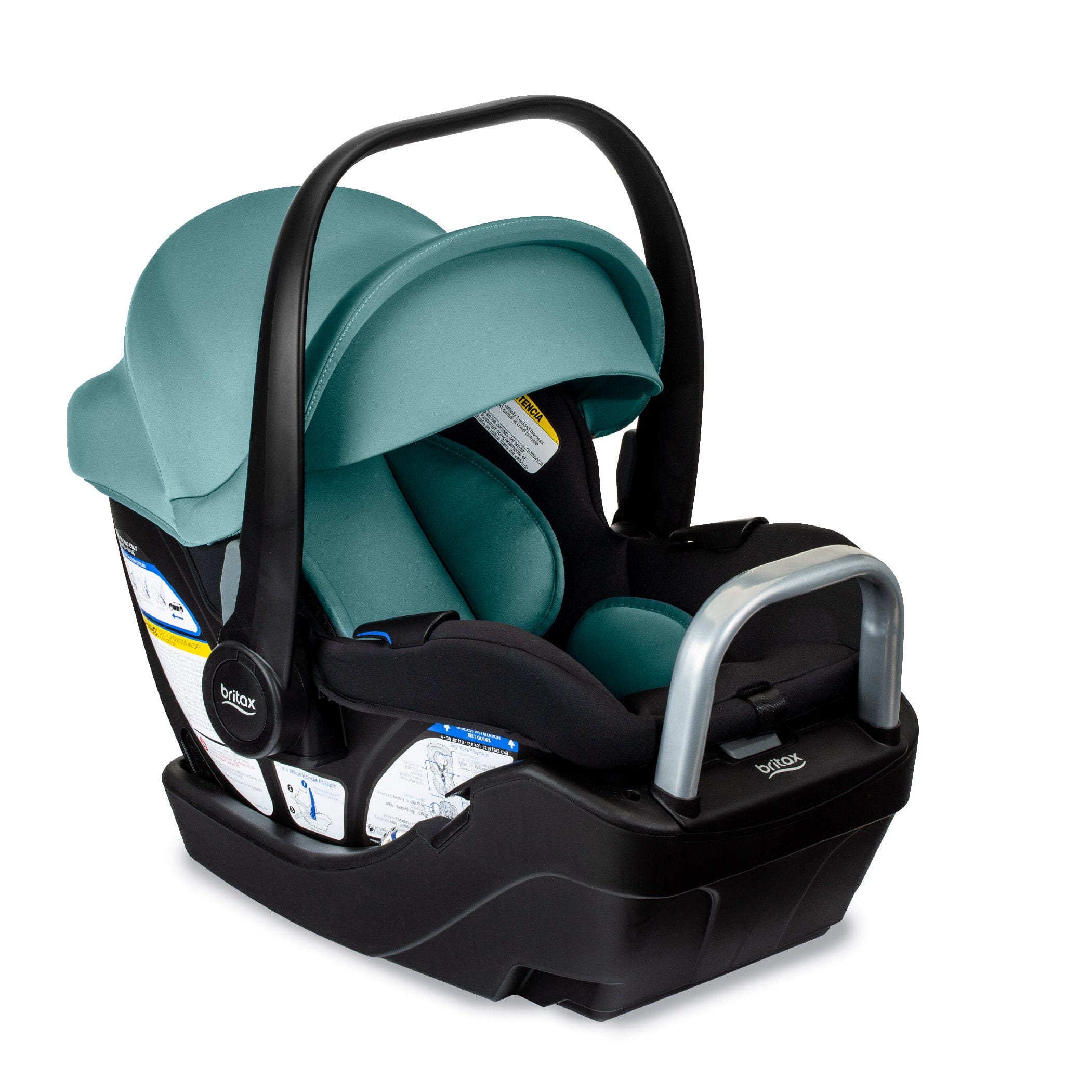 Britax Willow S Infant Car Seat with Alpine Base - Lightweight & Safe Baby Carrier for Newborns 0-35 lbs - Perfect for Travel, Shopping & Daily Commutes